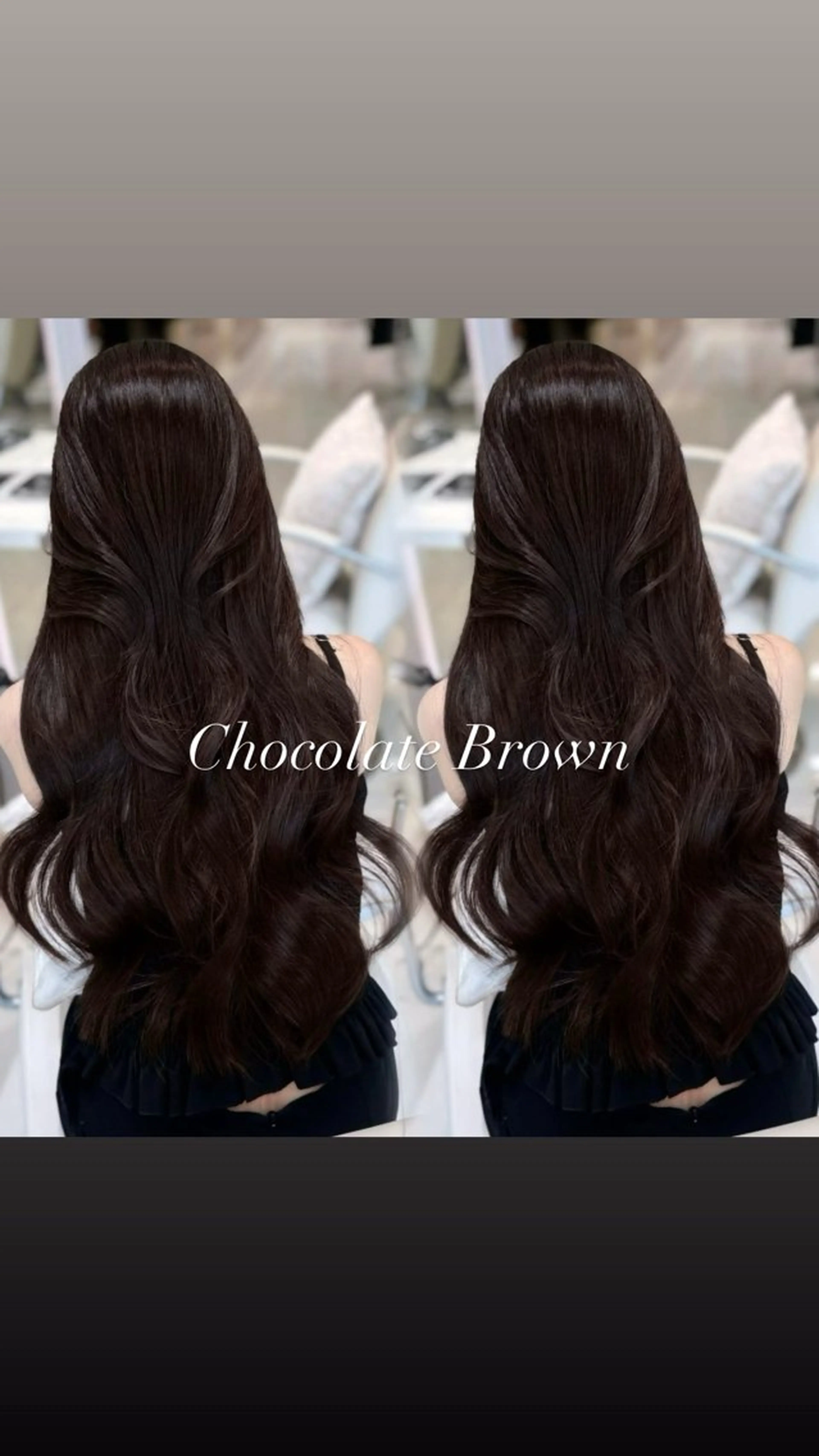 ロング カット ヘアカラー トリートメント 韓国風hair/ 銀座🤍Fukaのヘアスタイル