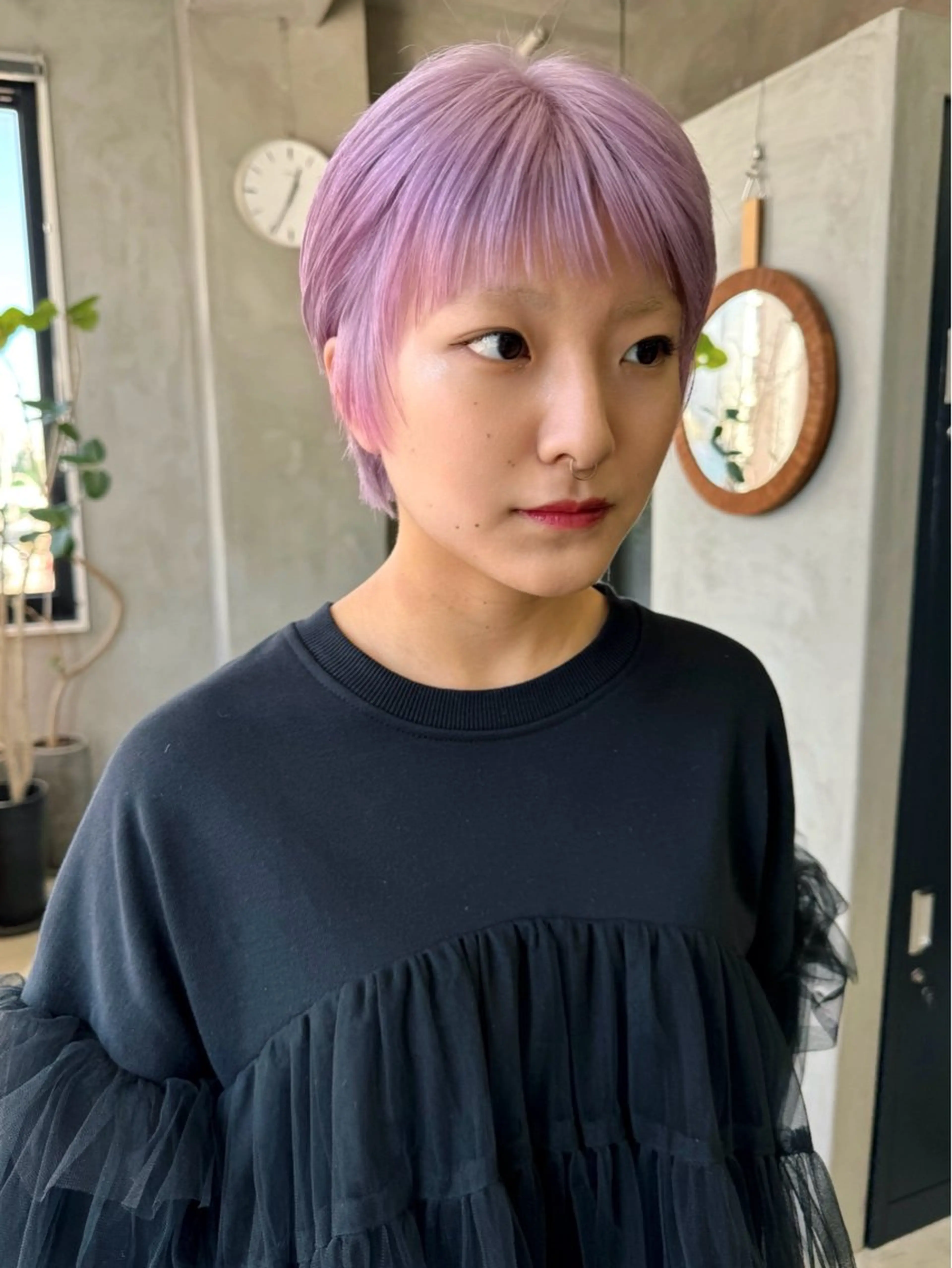 ショート カラー カット ヘアカラー トリートメント Kaito🐶 /デザイン/レイヤーのヘアスタイル