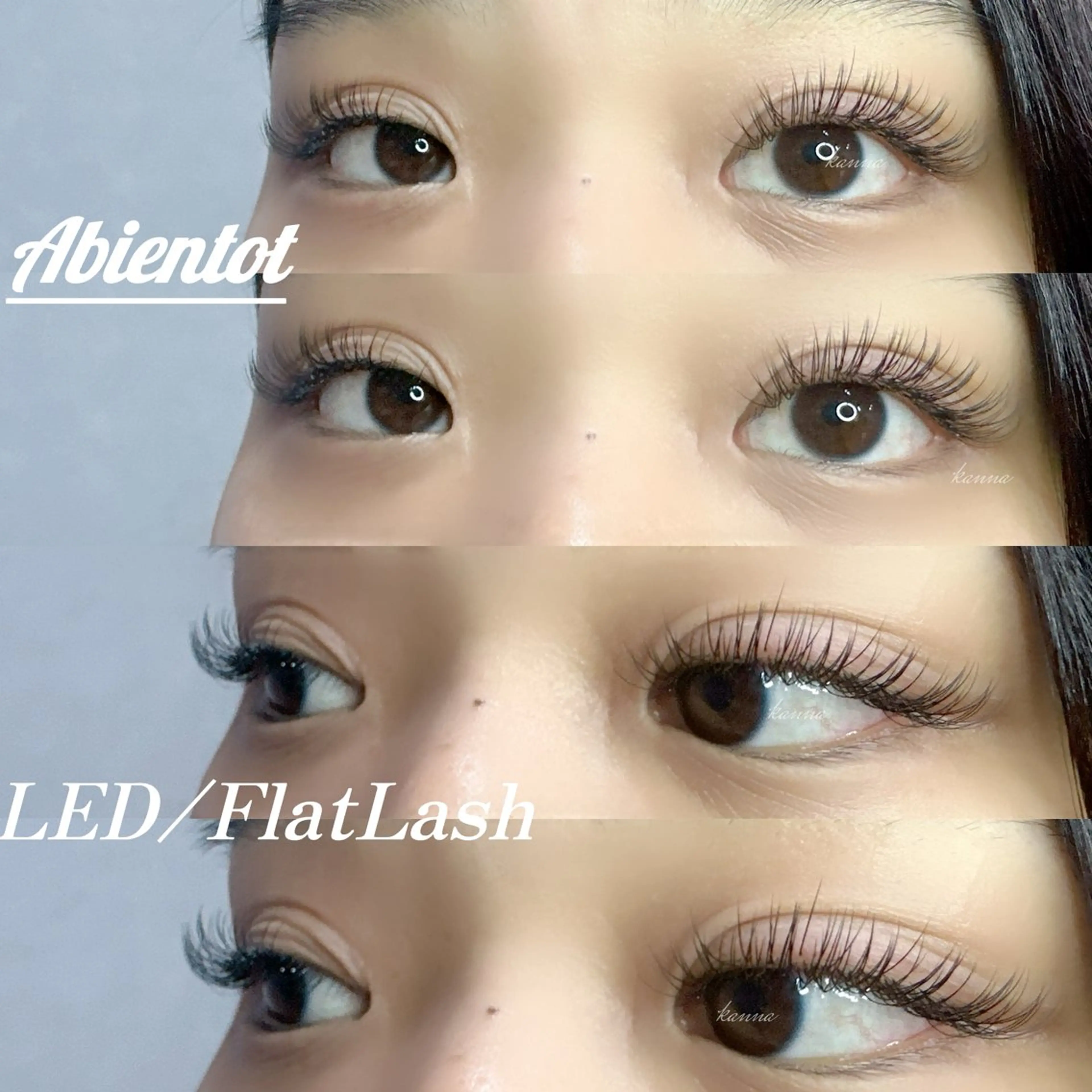 マツエク・マツパ Abientot Kannaのマツエク・マツパデザイン