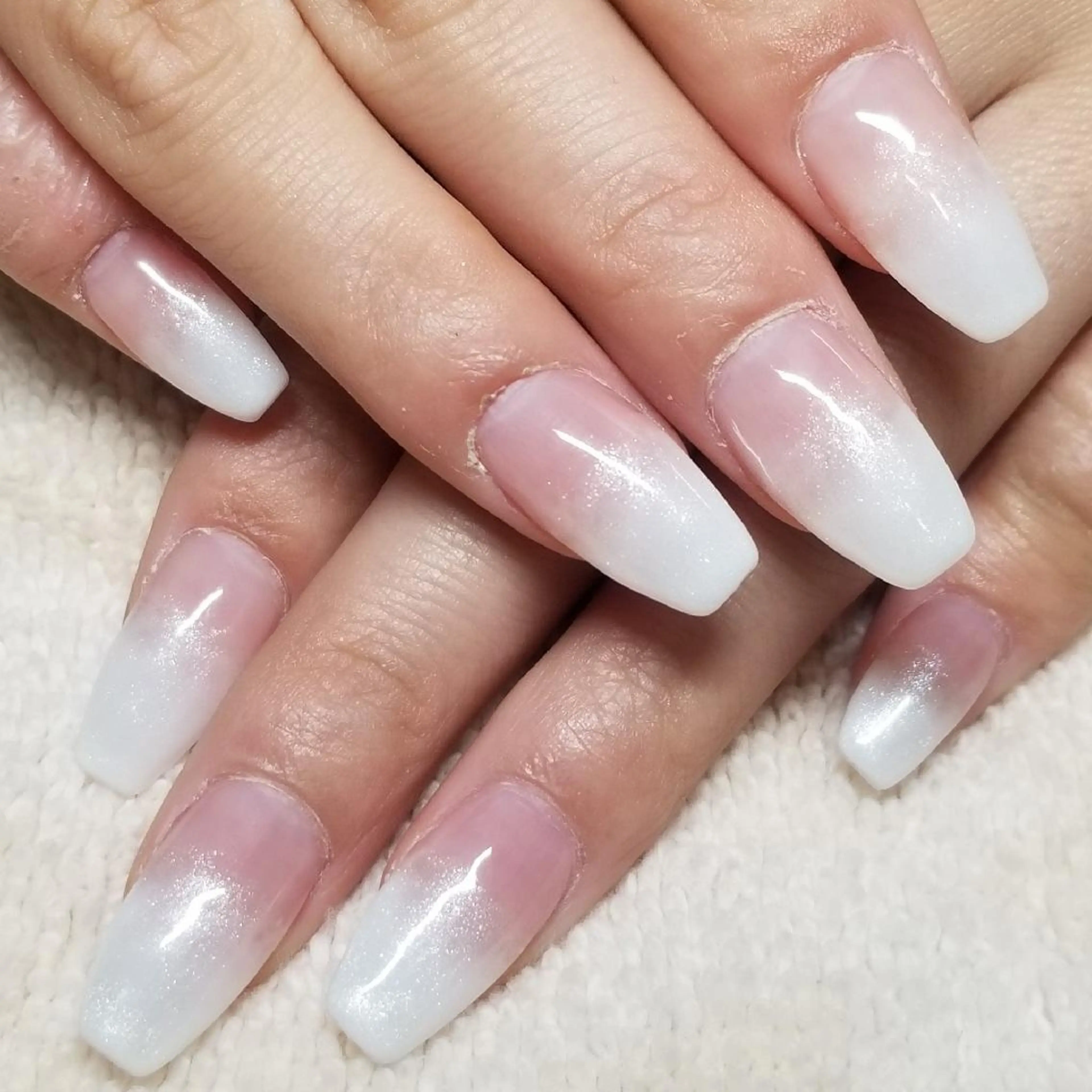 ネイル グラデーション スカルプネイル ハンドネイル よしだ ひろきのネイルデザイン