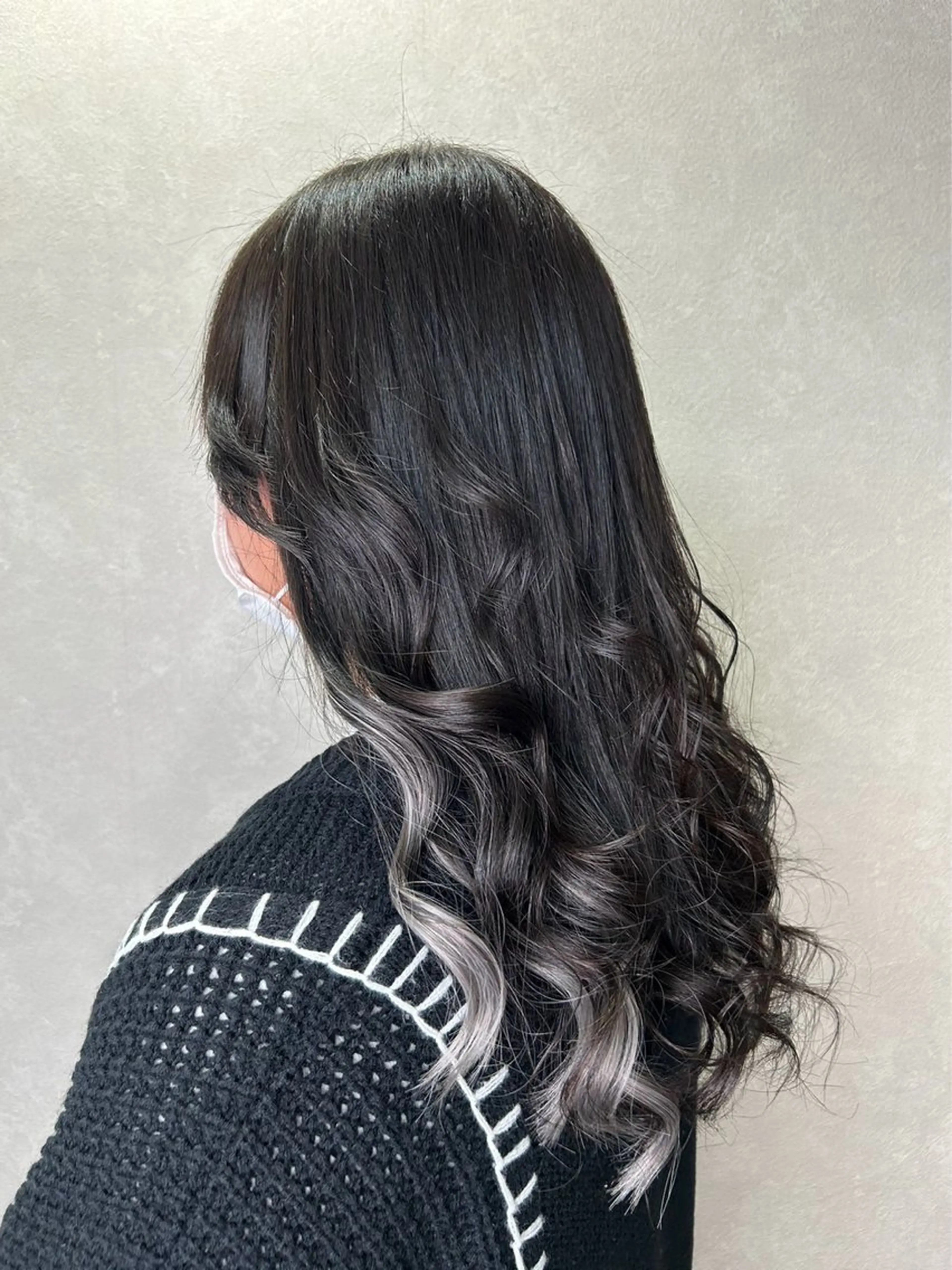 セミロング シールエクステ エクステ エクステ 横路 めぐみのヘアスタイル