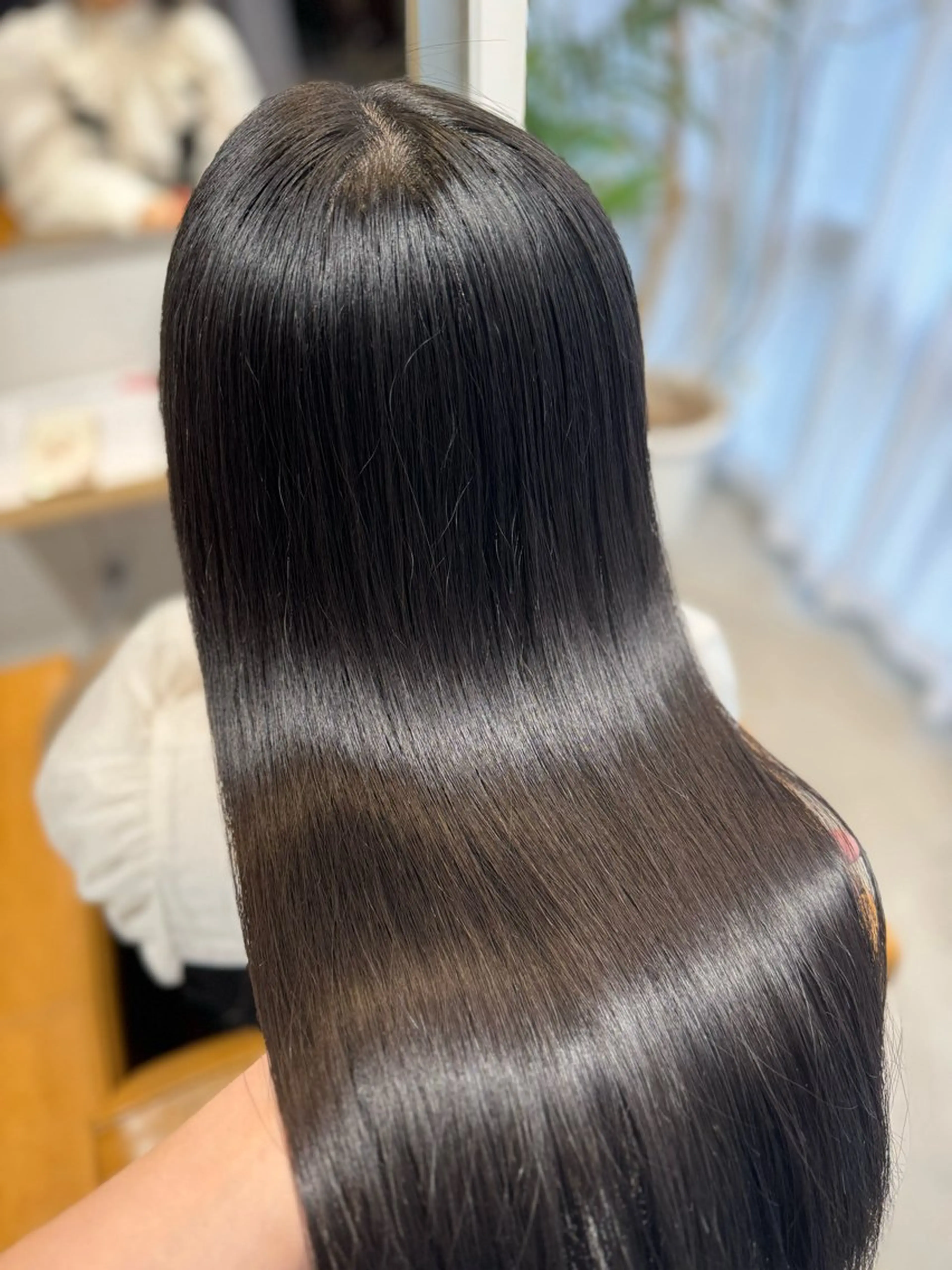 ロング 髪質改善 縮毛矯正 MIO/天王寺/ 髪質改善/艶カラーのヘアスタイル