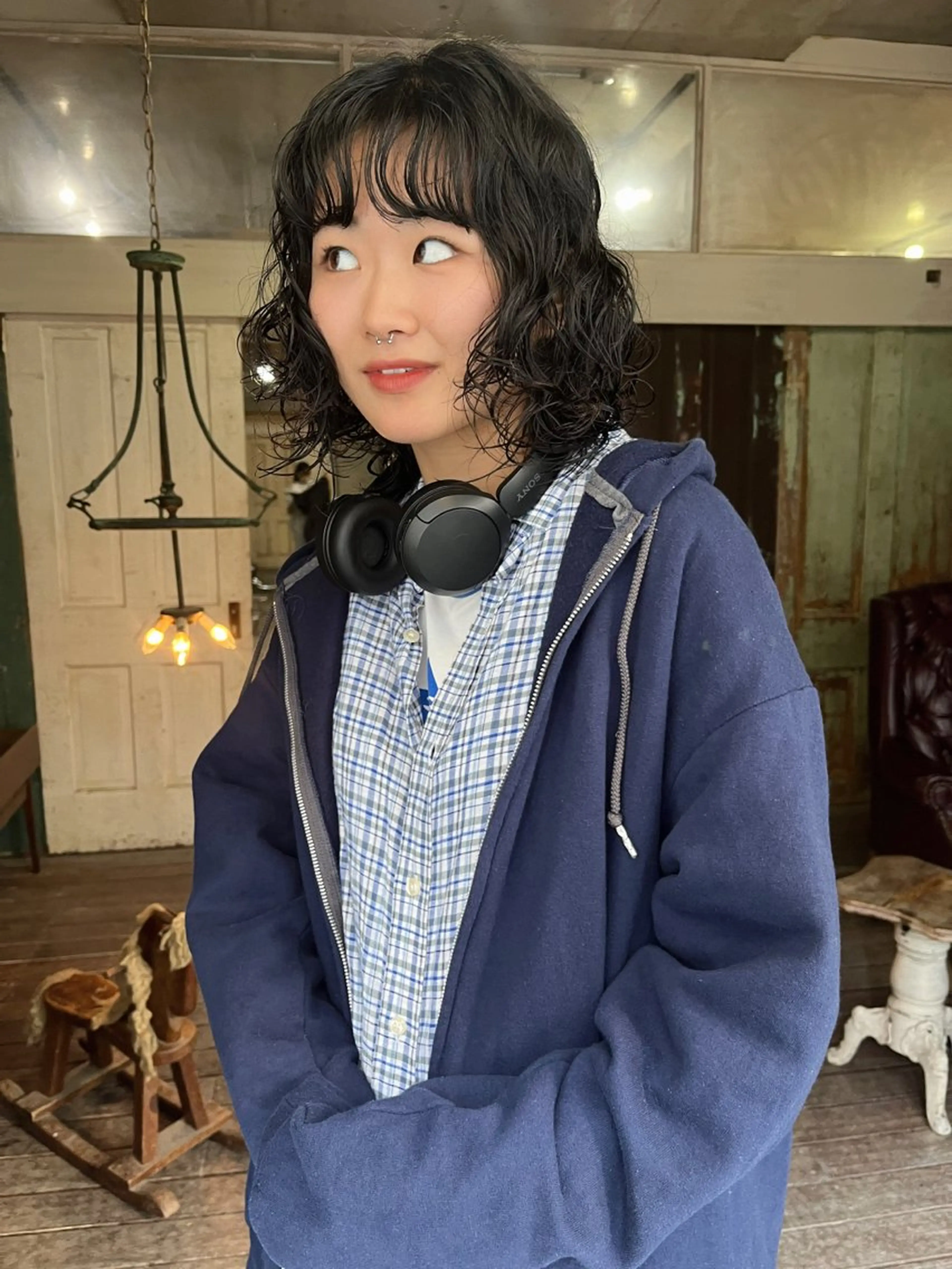 【ブリーチ履歴、縮毛矯正履歴がある方はこちら⭐︎】カット+パーマ+トリートメントの写真