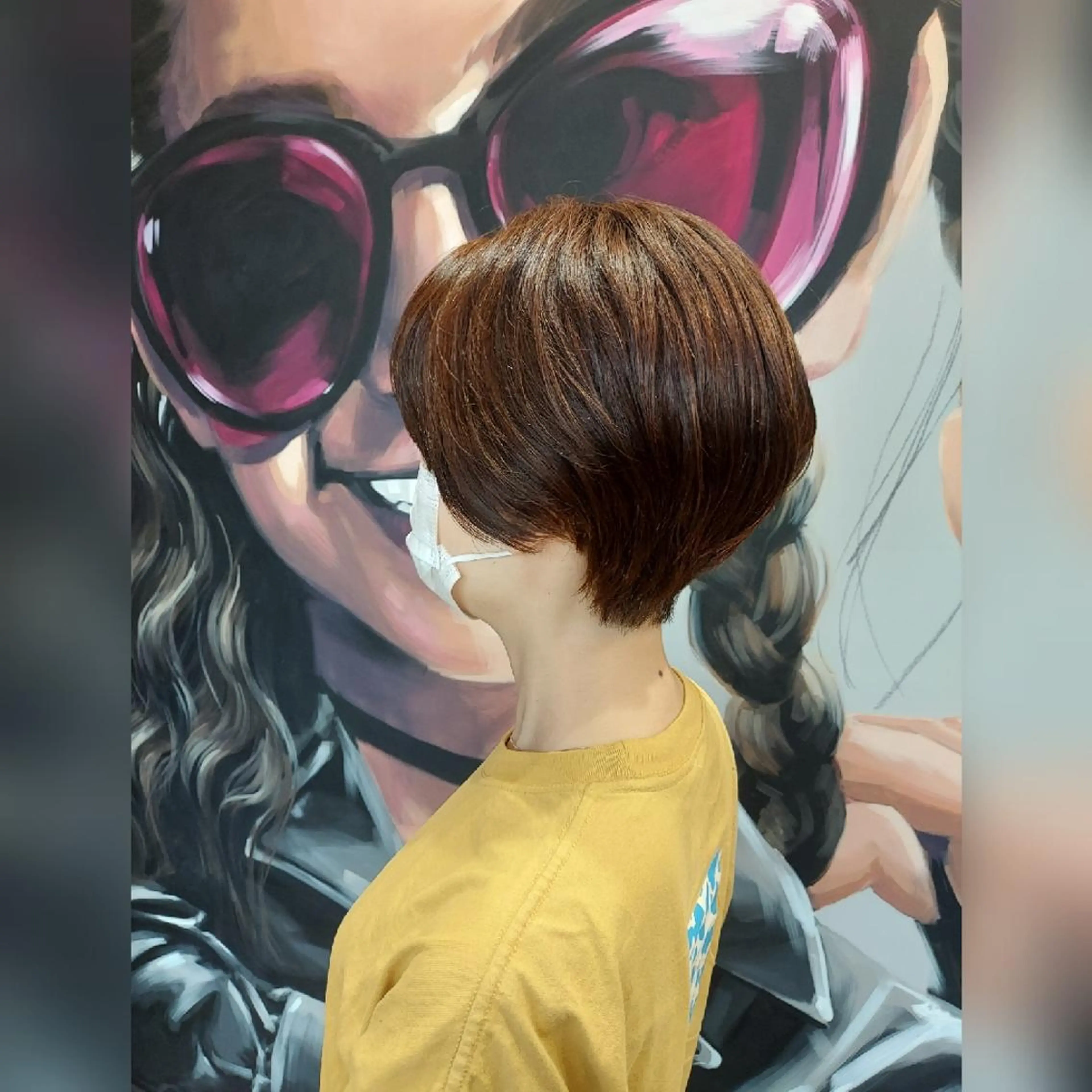 ショート カラー あかね☆ヘアアレンジ /ボブ/縮毛矯正のヘアスタイル