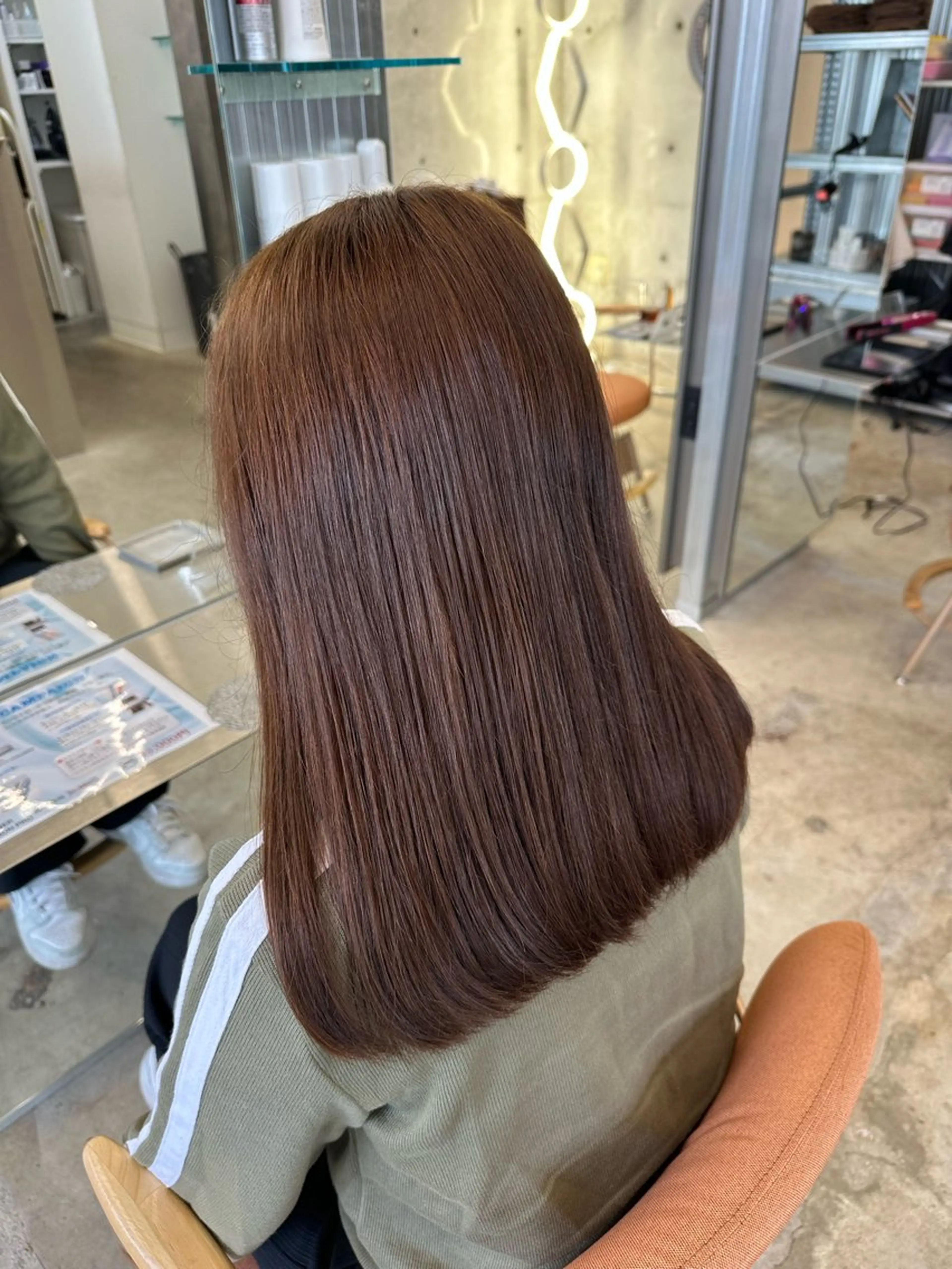 セミロング カラー ヘアカラー 🩵LOMARLIE 倉敷KARIN🩵のヘアスタイル