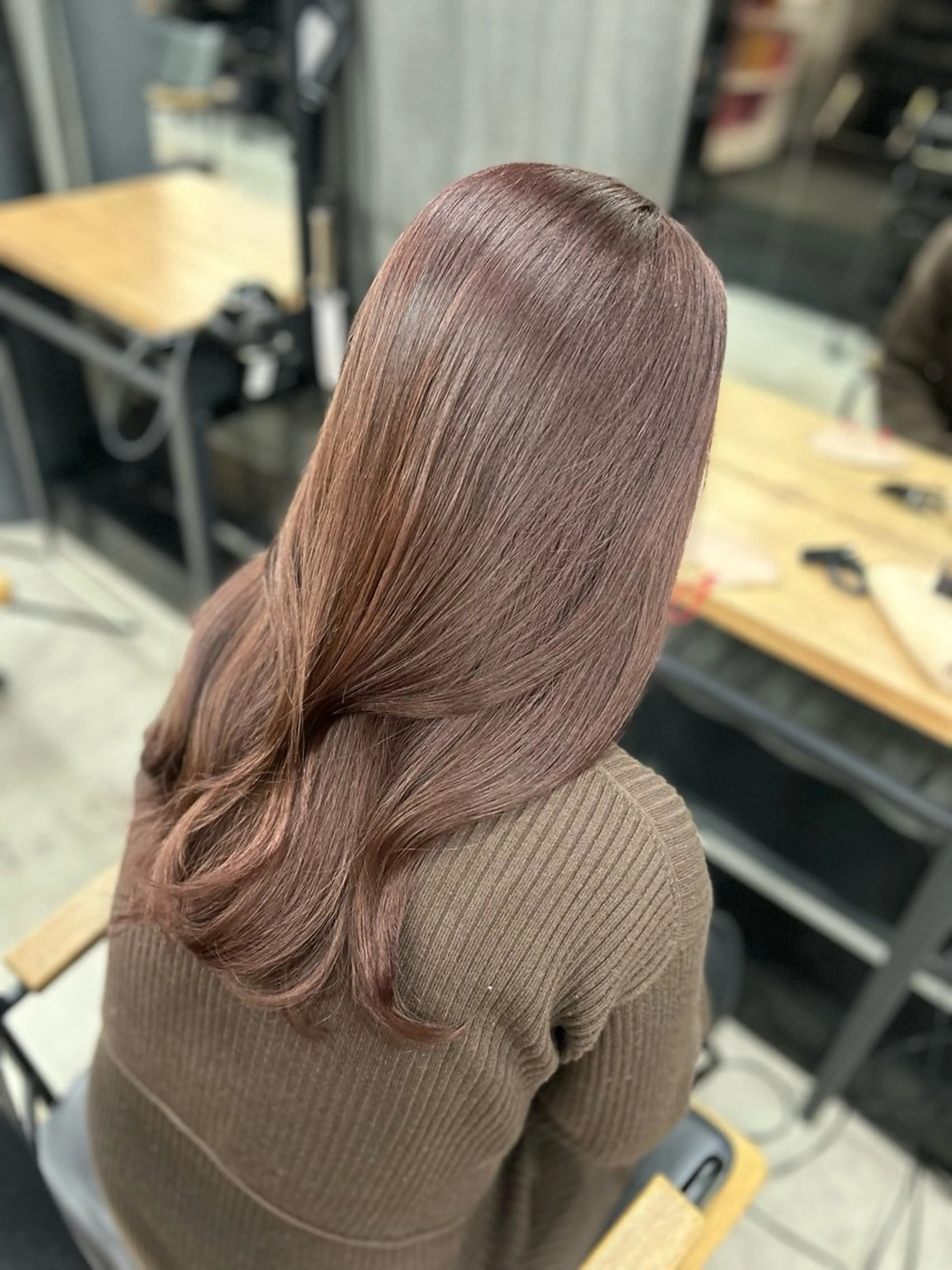 ロング モテヘア 韓国ヘアhikariのヘアスタイル