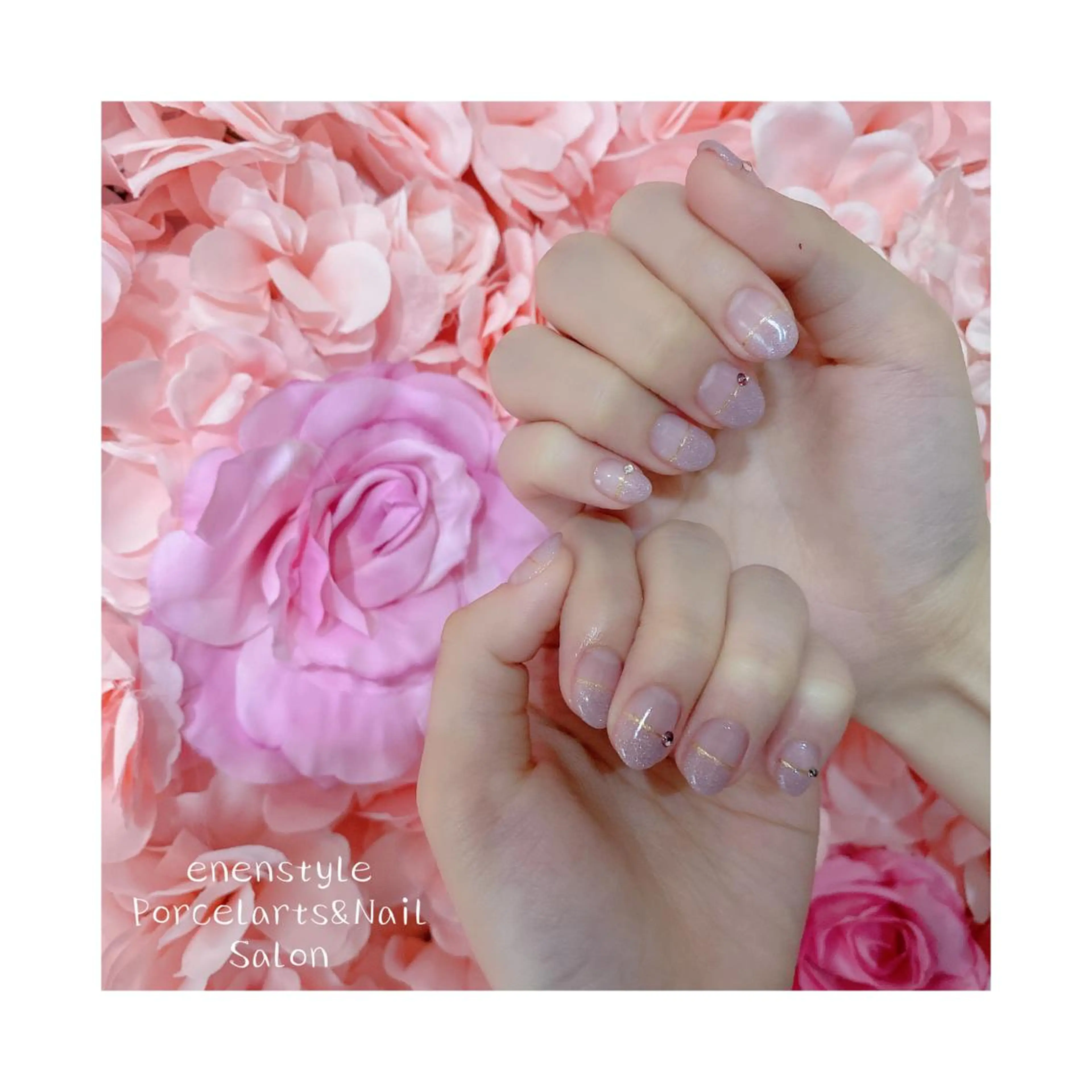 ショート ネイル ジェルネイル ニュアンスネイル オフィスネイル ワンカラーネイル パラジェル ハンドネイル 👑enen style👑のネイルデザイン
