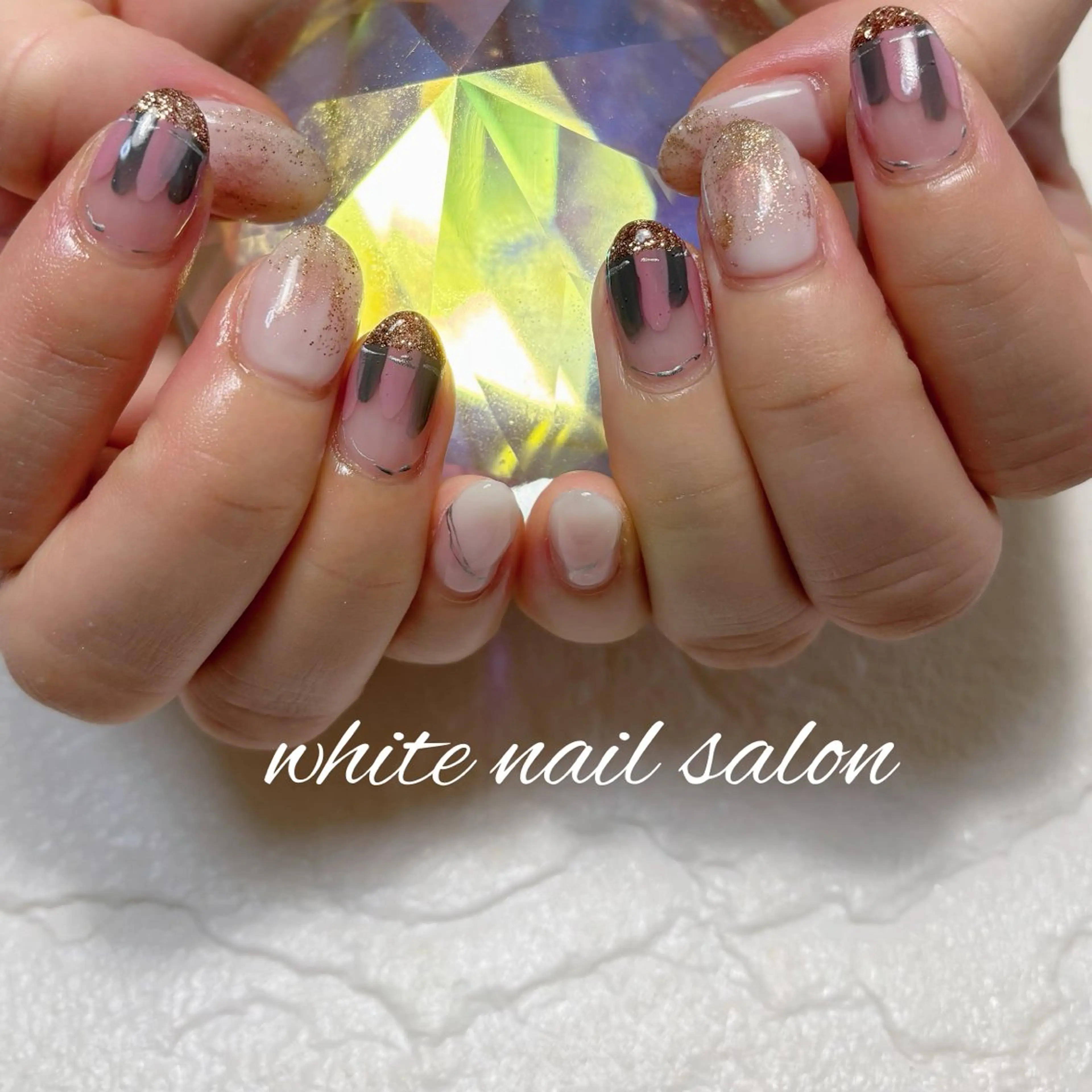 ネイル フットネイル ハンドネイル white nail salonのネイルデザイン