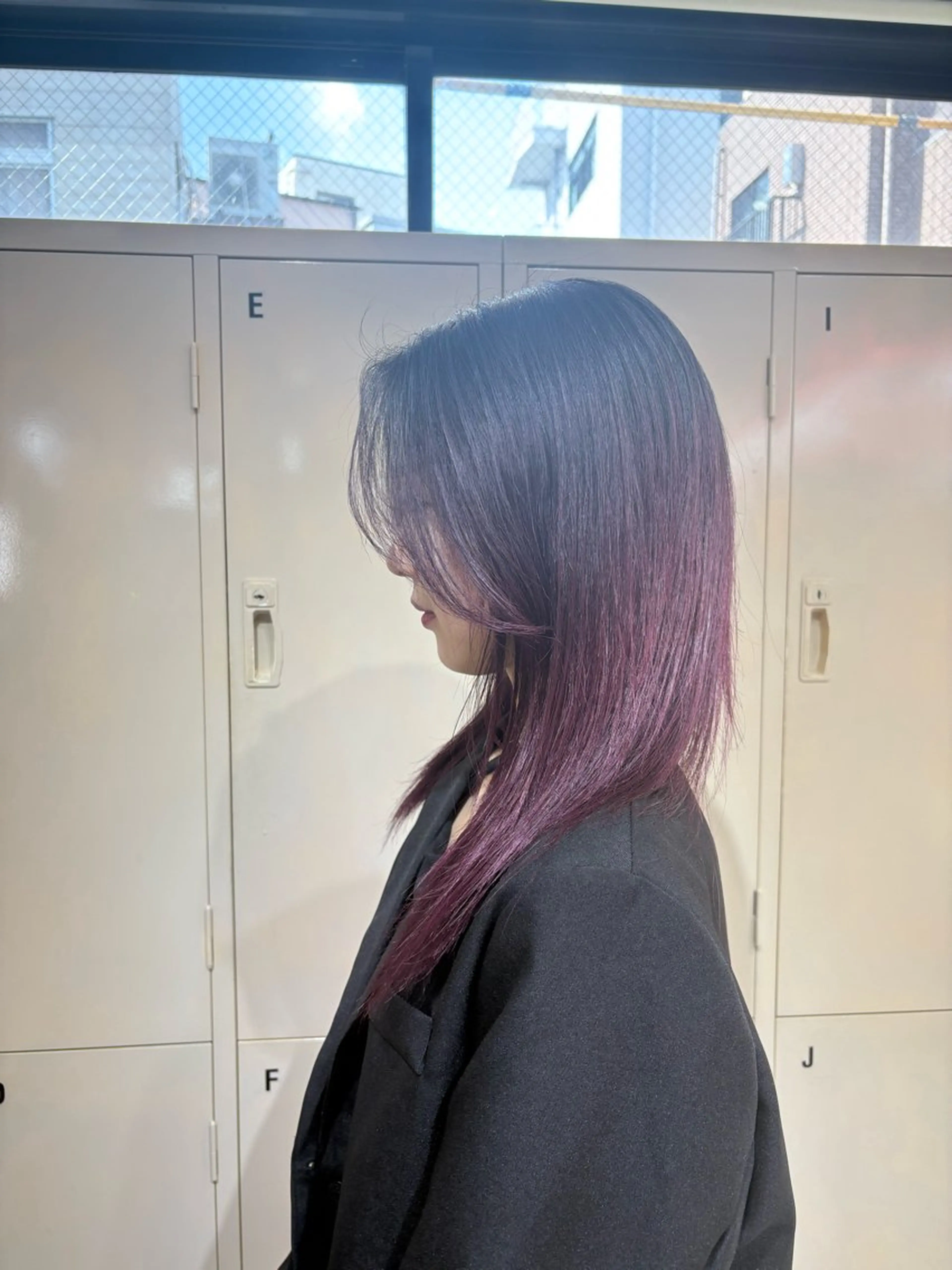 セミロング カラー ヘアカラー トリートメント ヘアセット 🧤高明度ハイトーン 🧤莉音のヘアスタイル