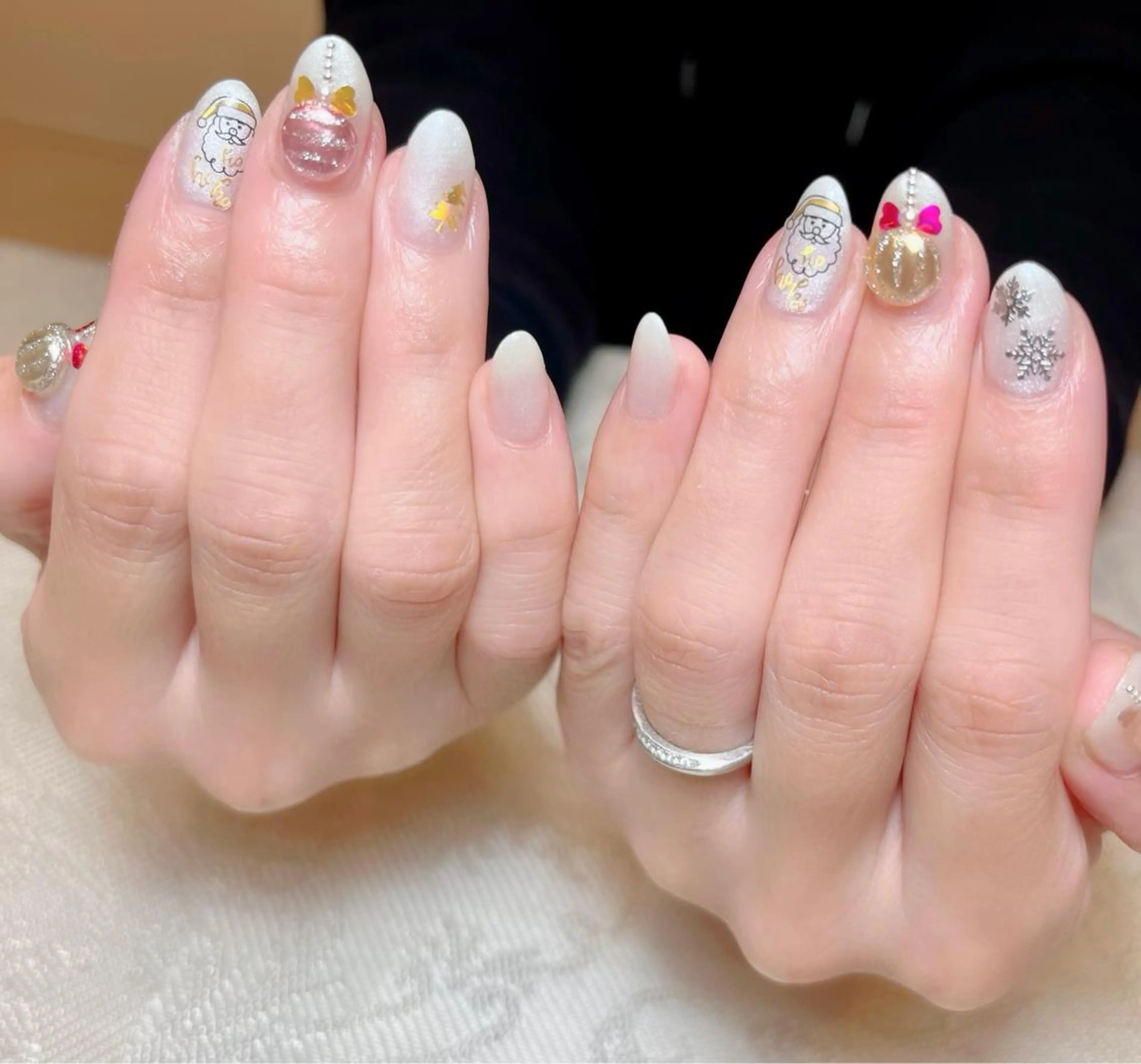 ネイル 冬ネイル クリスマス ハンドネイル A.sister所属・nail salon 《A.sister》のネイルデザイン