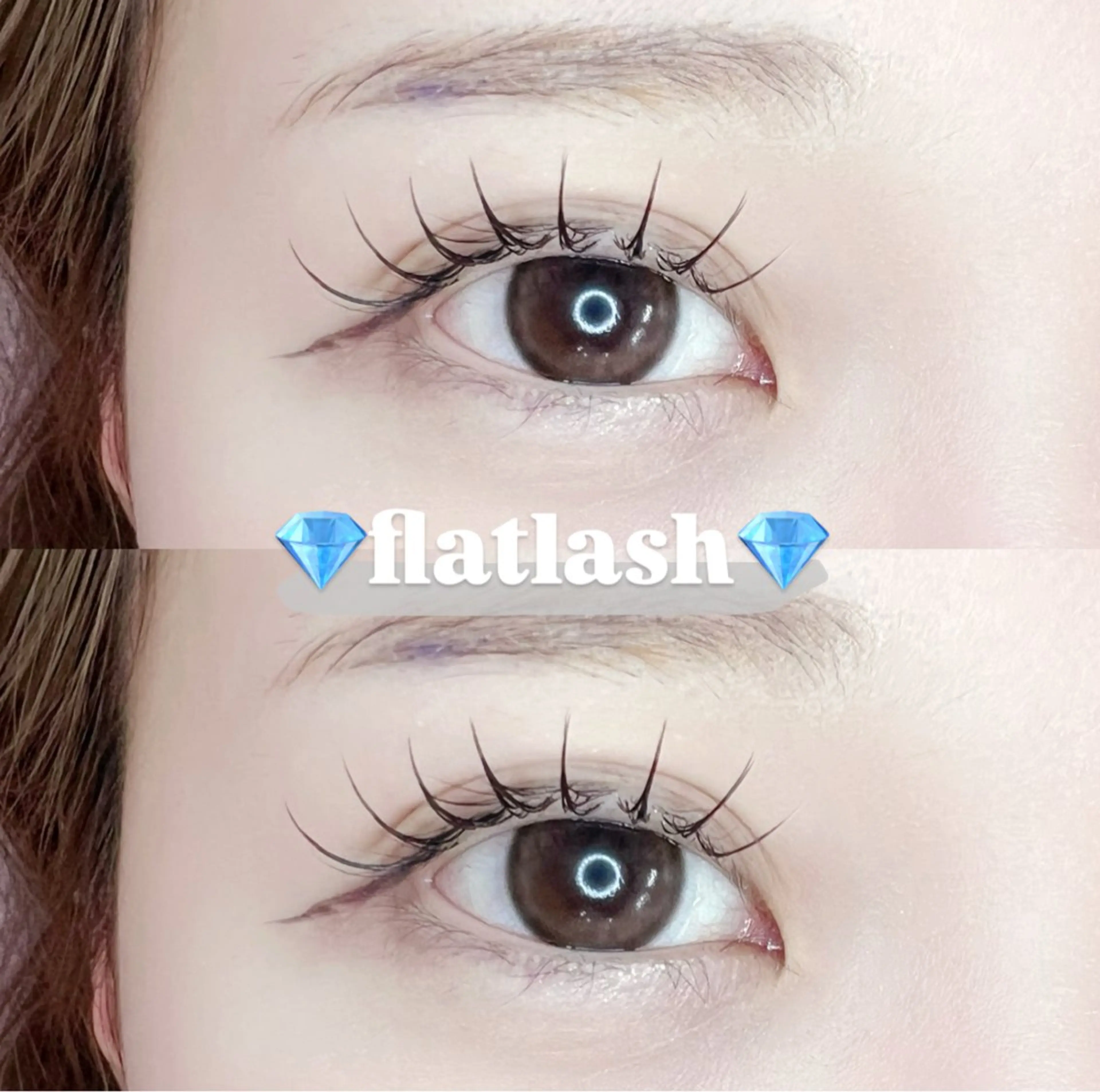 ⭐️フラットラッシュ80~100本まで(オフ無料+コーティング仕上げ無料♪)の写真