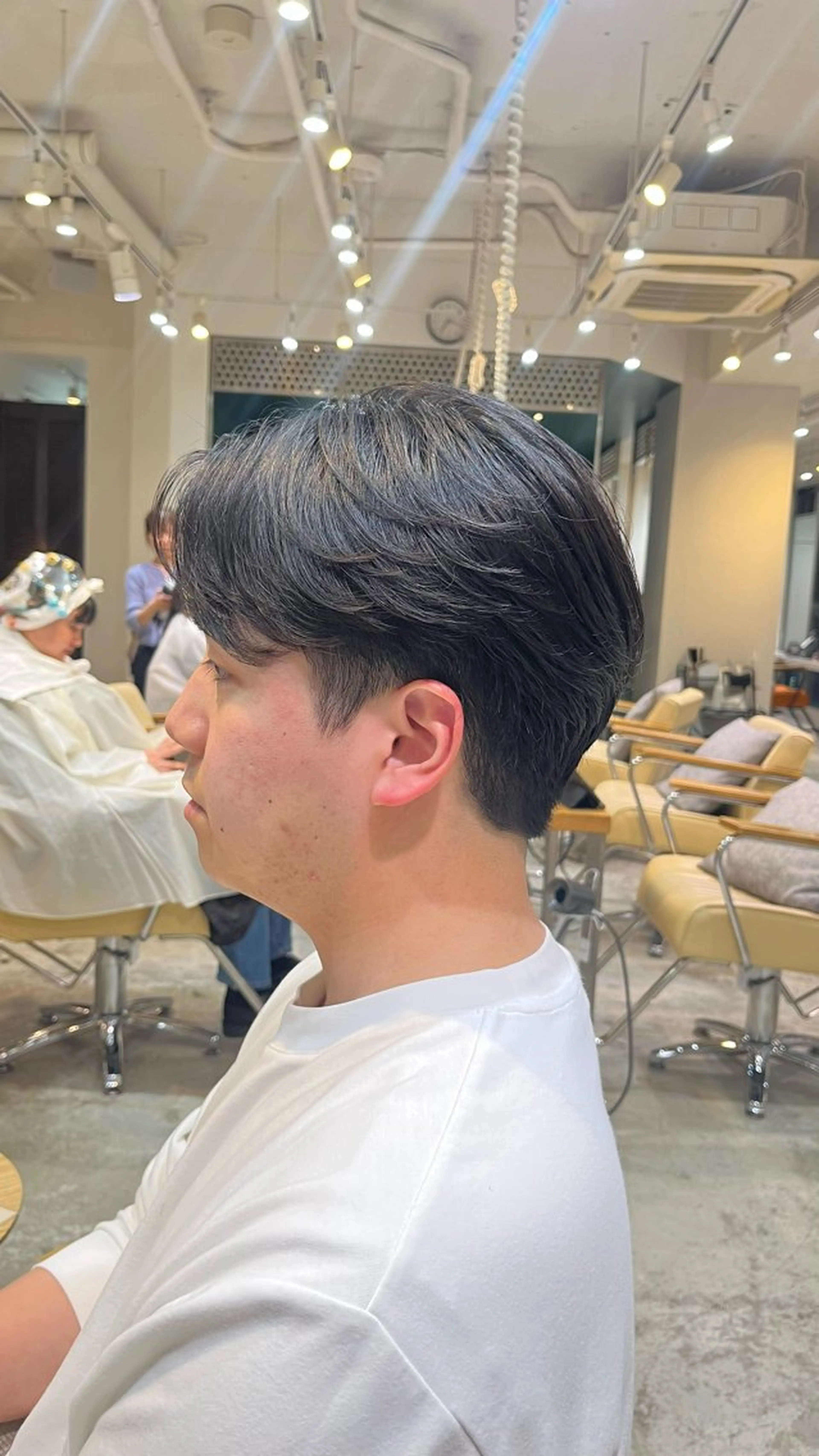 ショート メンズ カット トリートメント センターパート職人 柏/メンズ/ ハルキのヘアスタイル