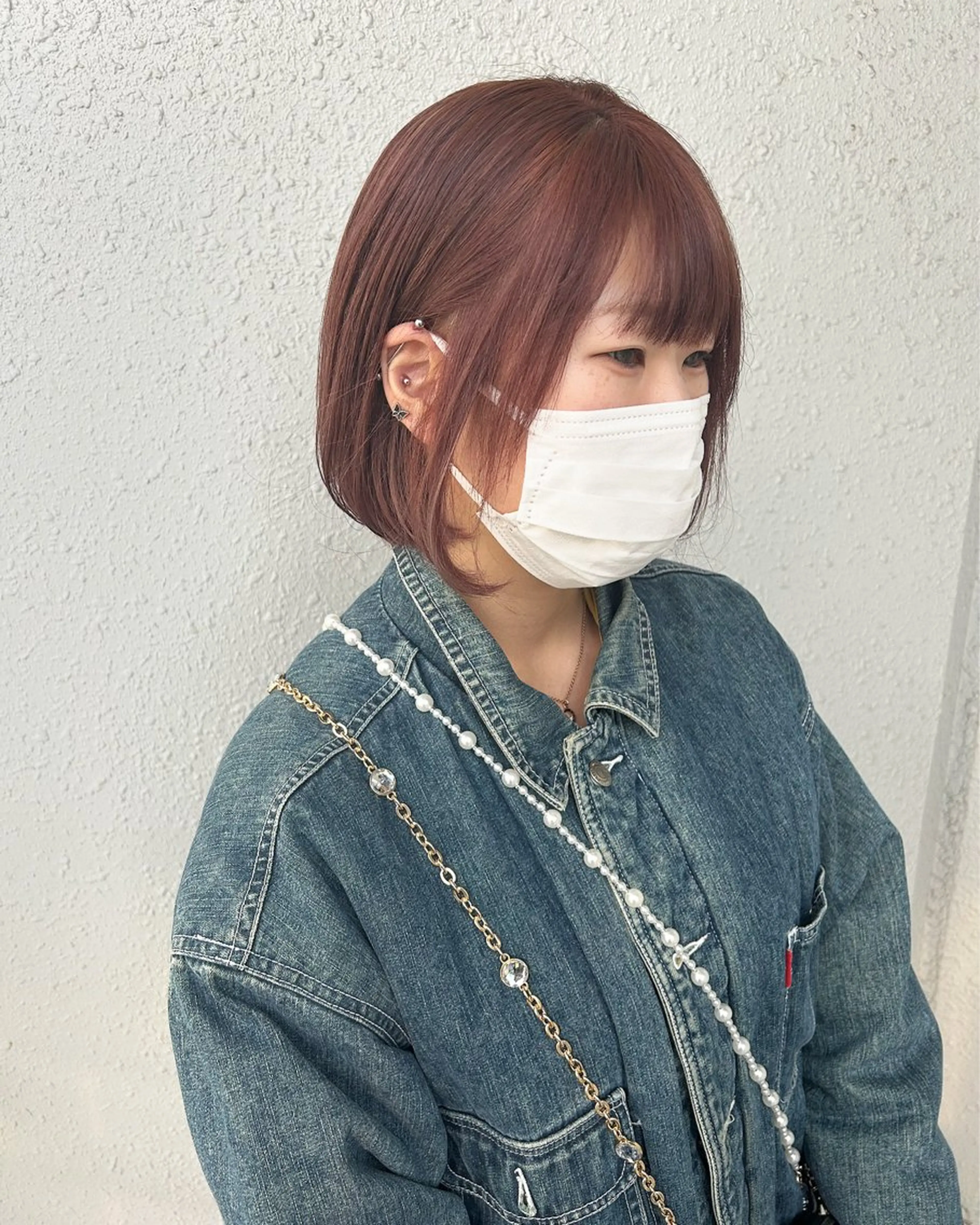 ショート カラー ブリーチ カット ヘアカラー トリートメント 後藤紗英/髪質改善 /オリーブベージュのヘアスタイル