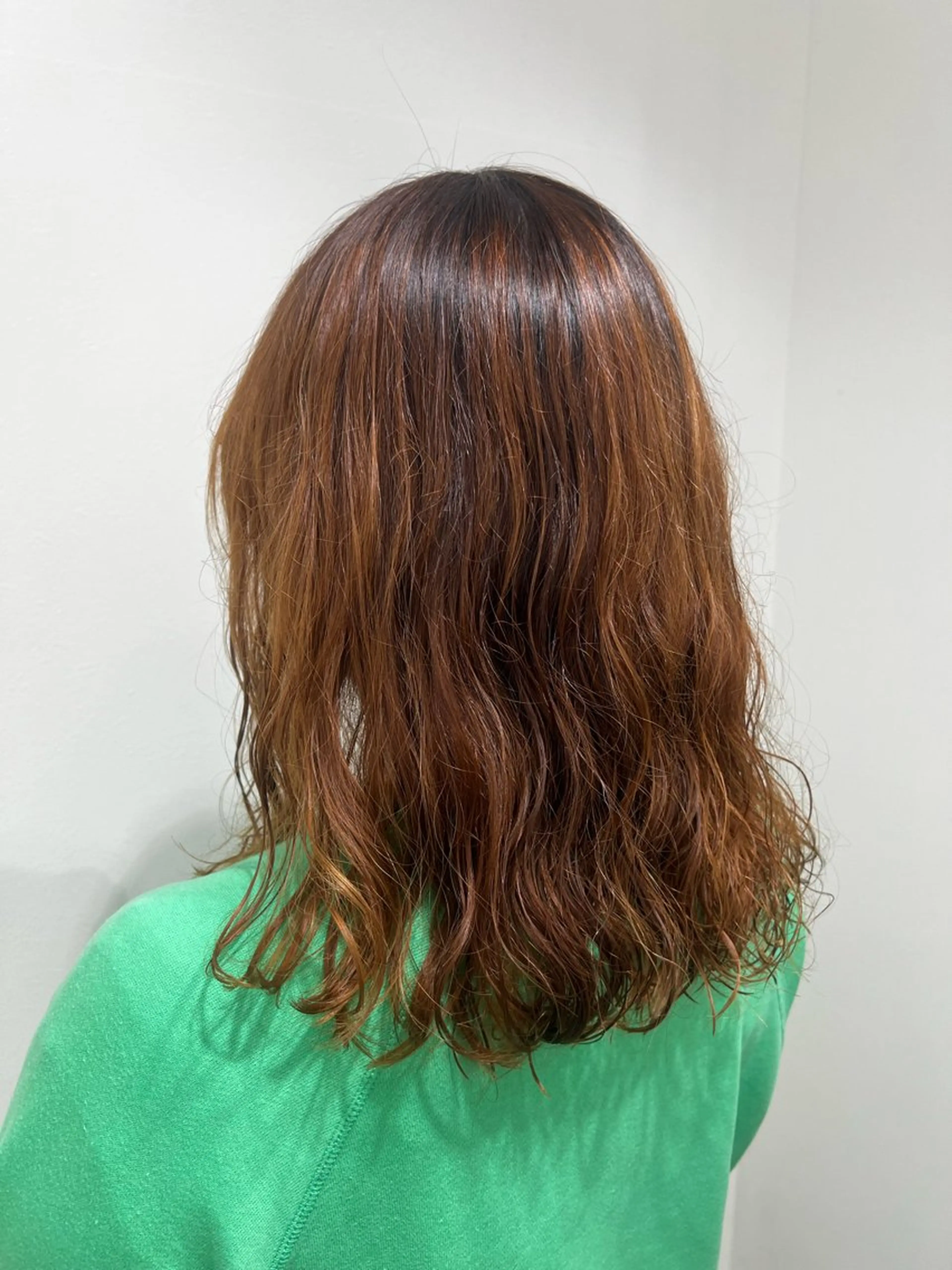 ミディアム パーマ ミディアムパーマ Anli_ shuri.のヘアスタイル