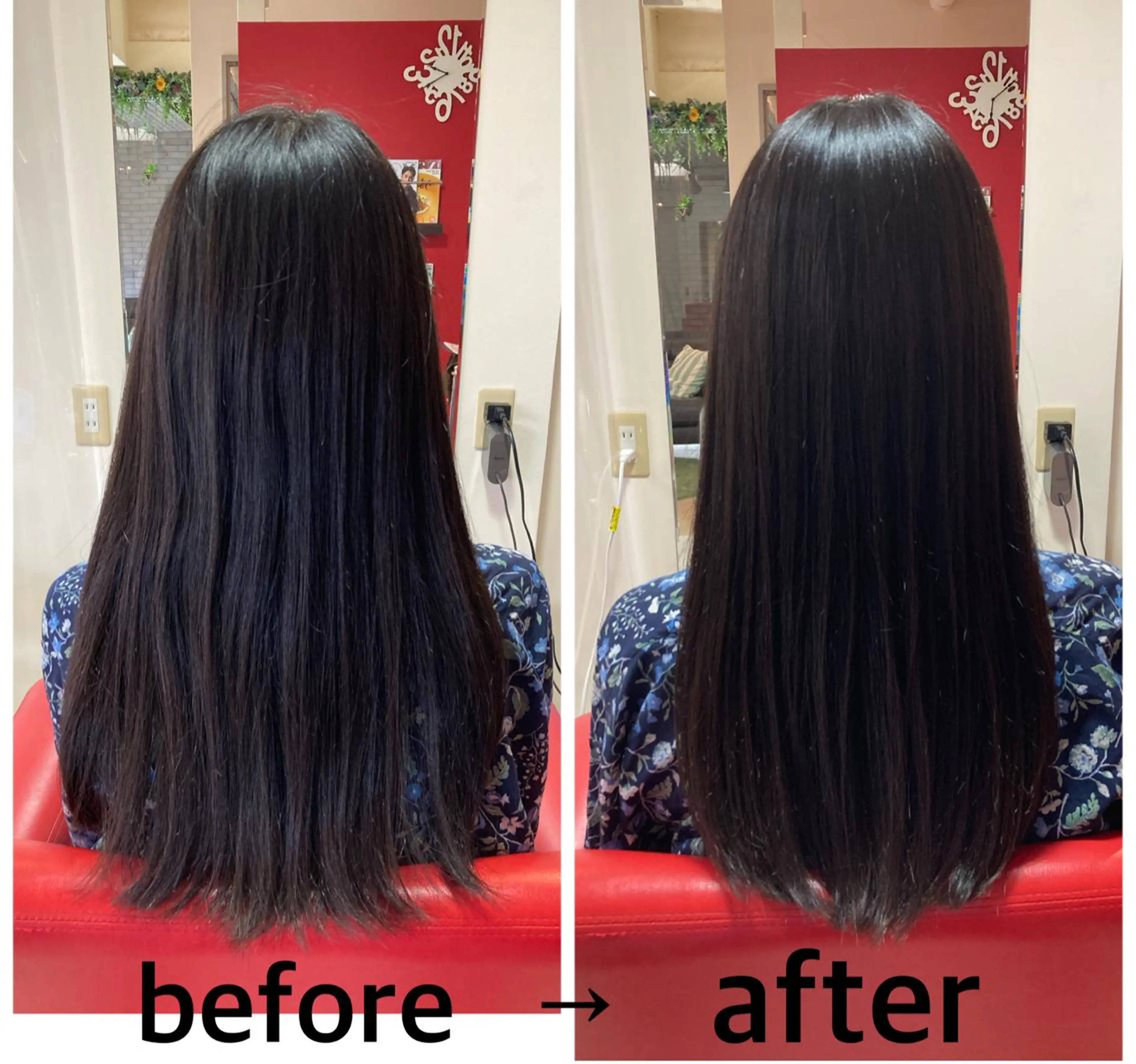 ロング 岸本 友子のヘアスタイル