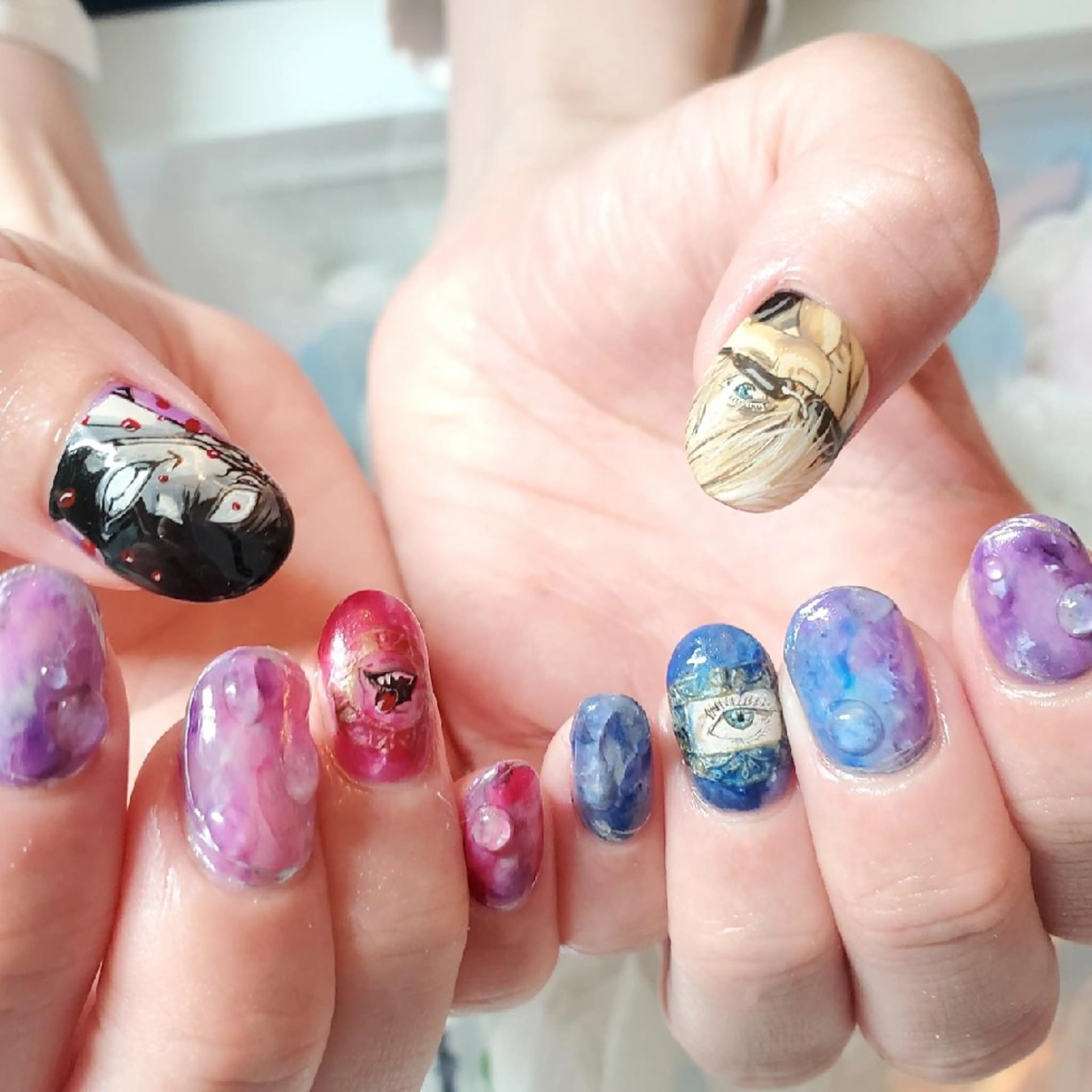 ネイル アートネイル ジェルネイル おで@ oderi_nailのネイルデザイン