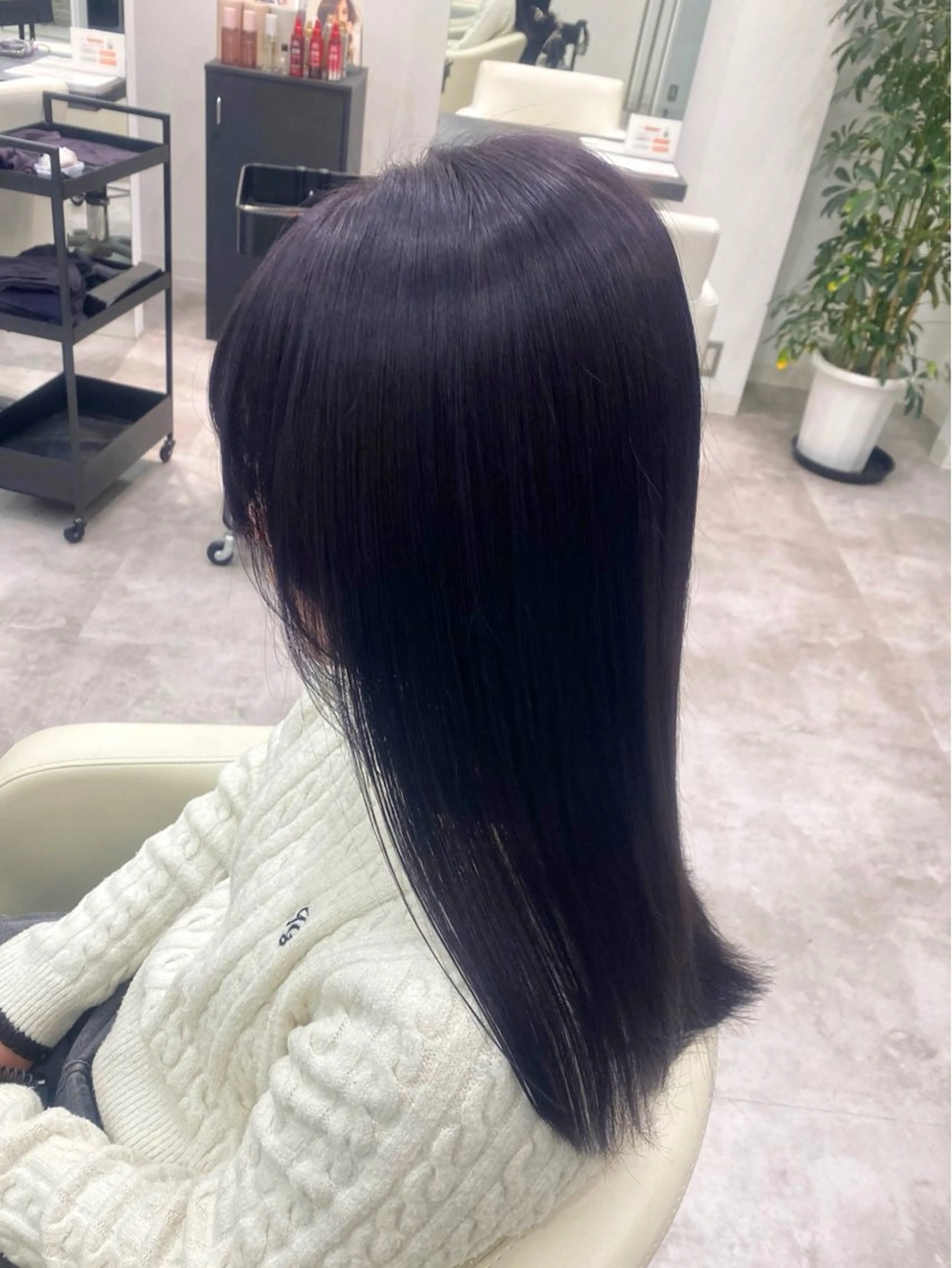 ロング カラー ヘアカラー トリートメント 透明感カラー/髪質 改善🎀suzukaのヘアスタイル