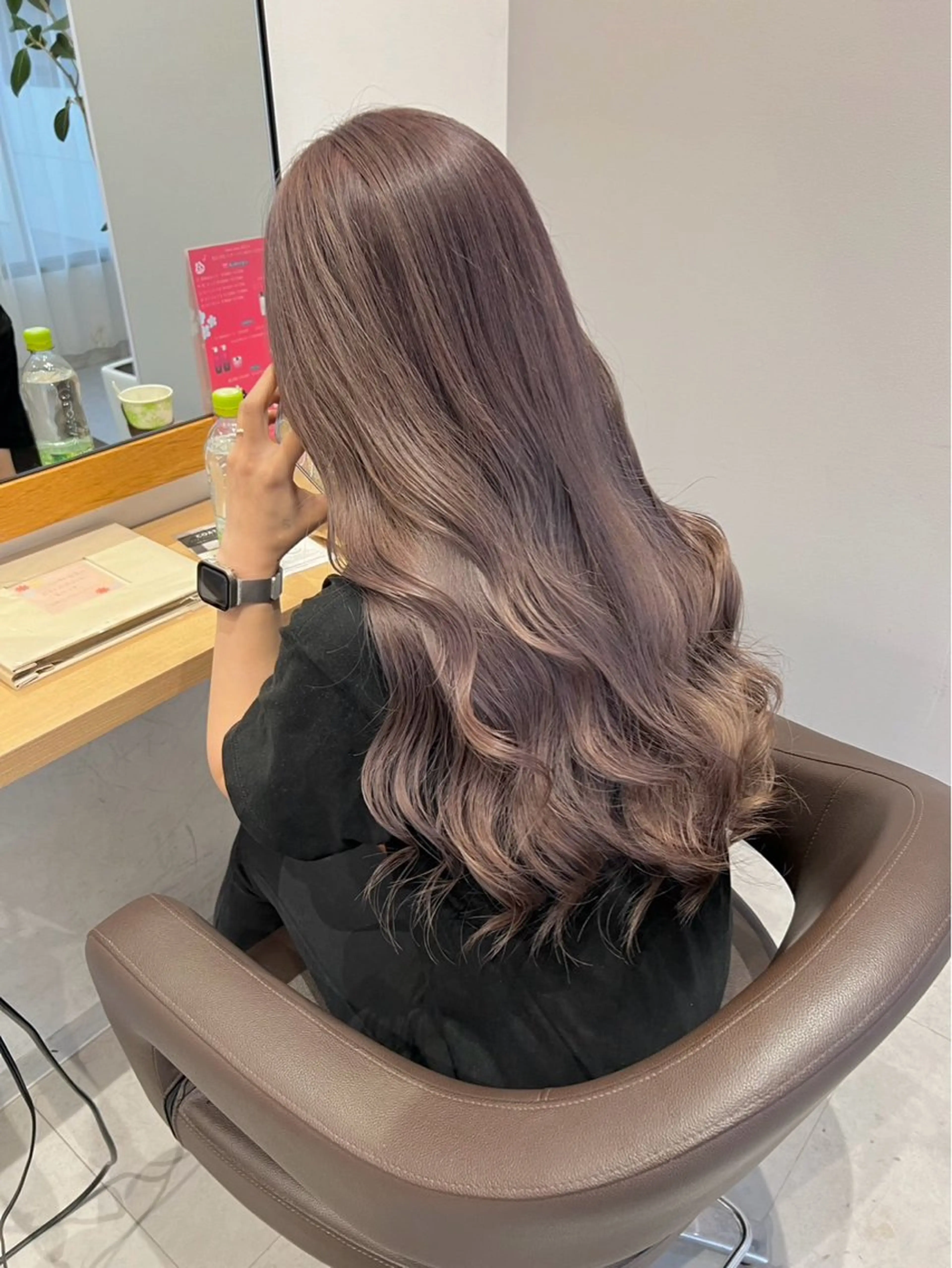 ロング カラー カット パーマ Chere by azuri所属・レイヤー/ショート chere狭山のヘアスタイル