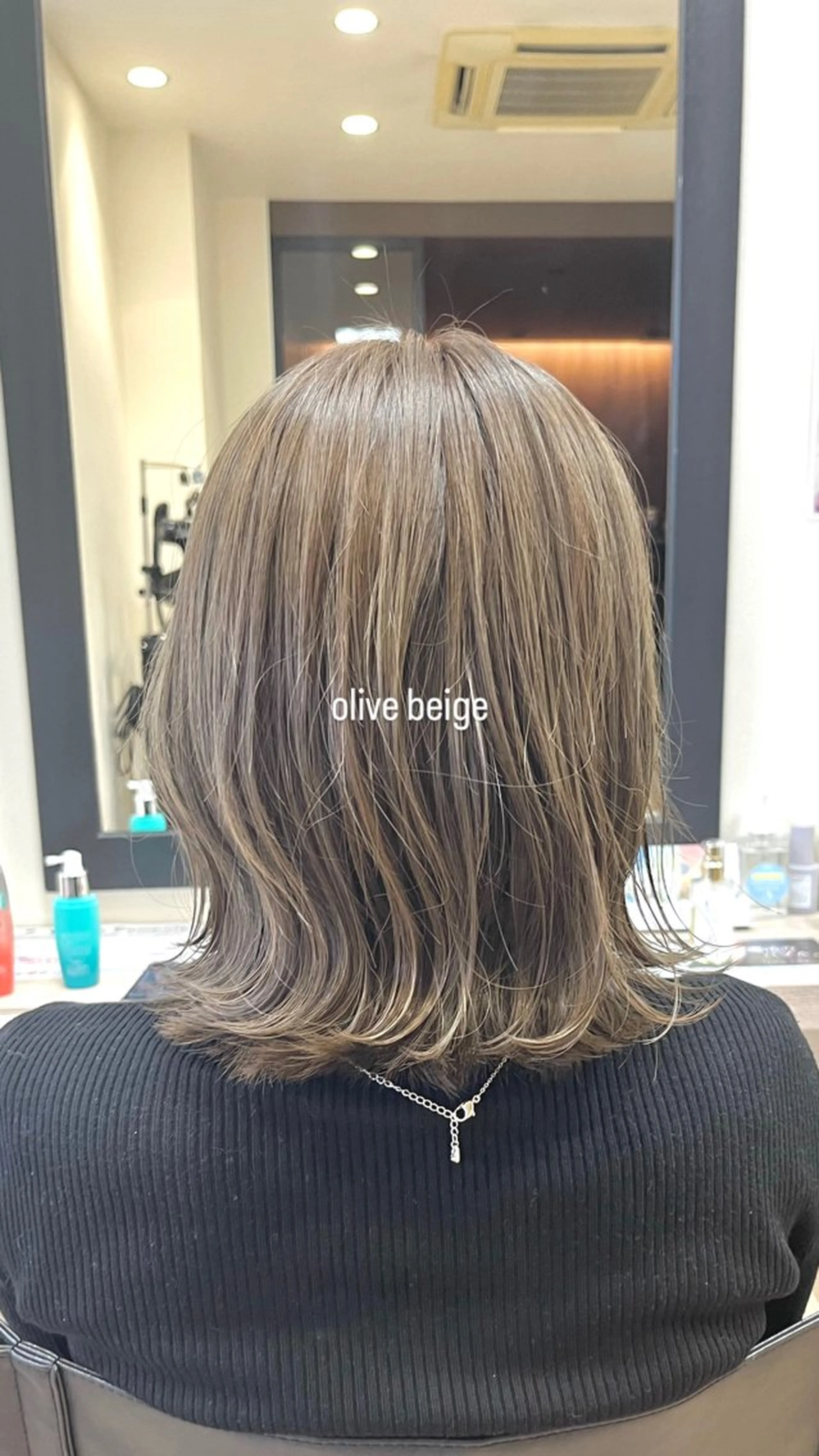 ミディアム カラー ヘアカラー セジールヘアメゾン所属・韓国レイヤー/透明感 カラー🐈曾根高のヘアスタイル