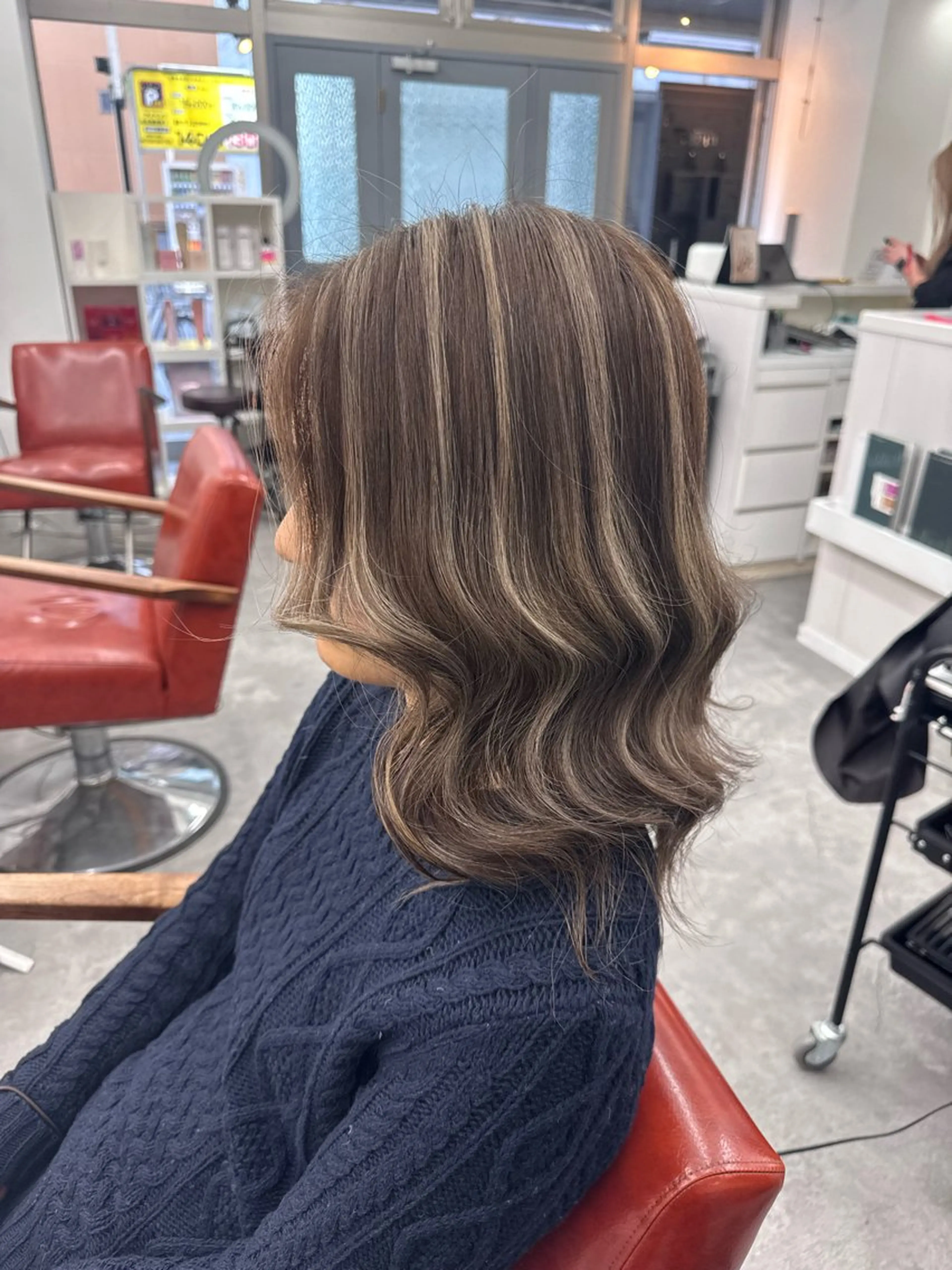 カラー Asami/名古屋/ ハイトーン/デザインのヘアスタイル