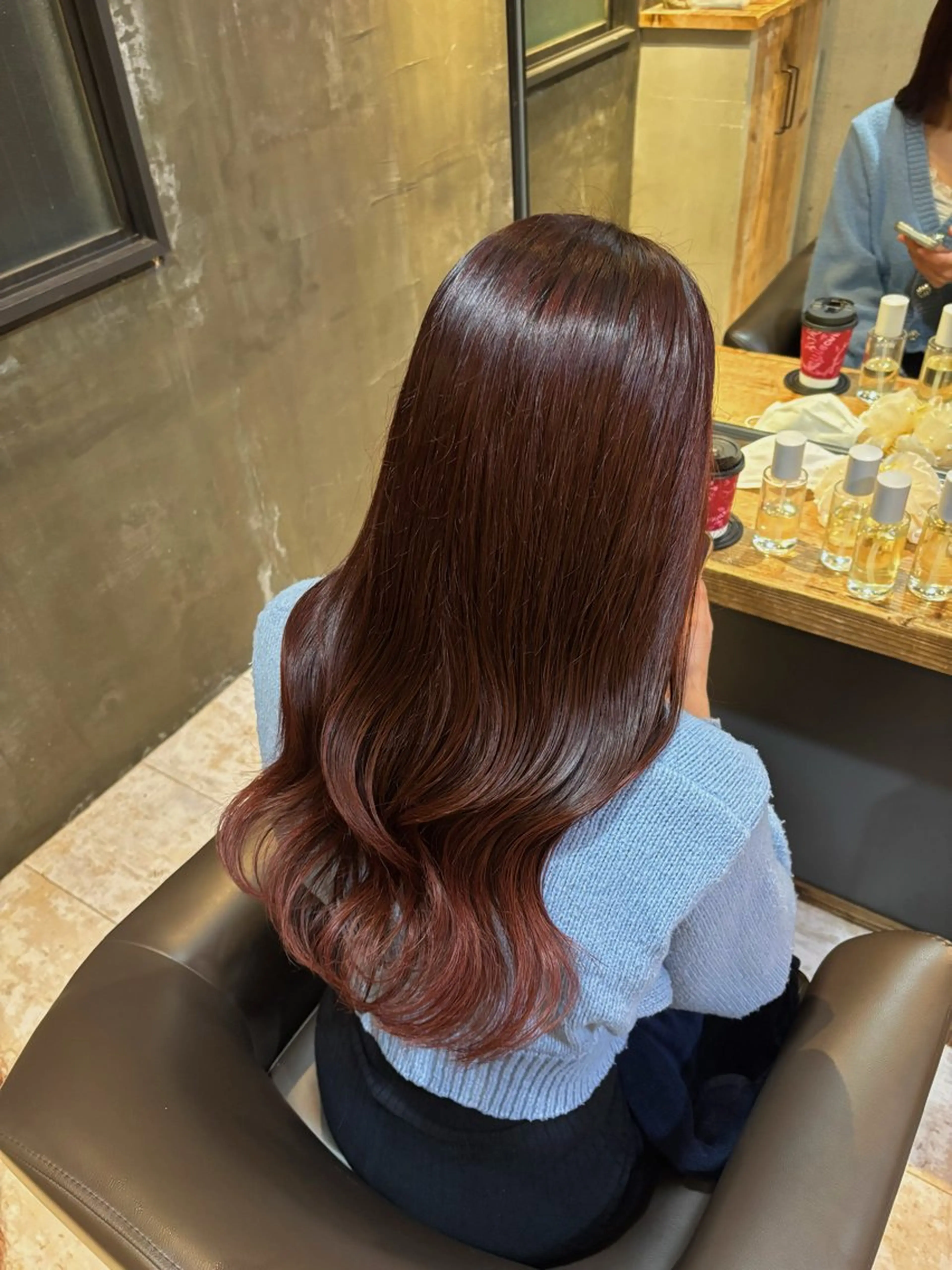 ブリーチなしダブルカラー&バイカルテ2STEPトリートメントの写真