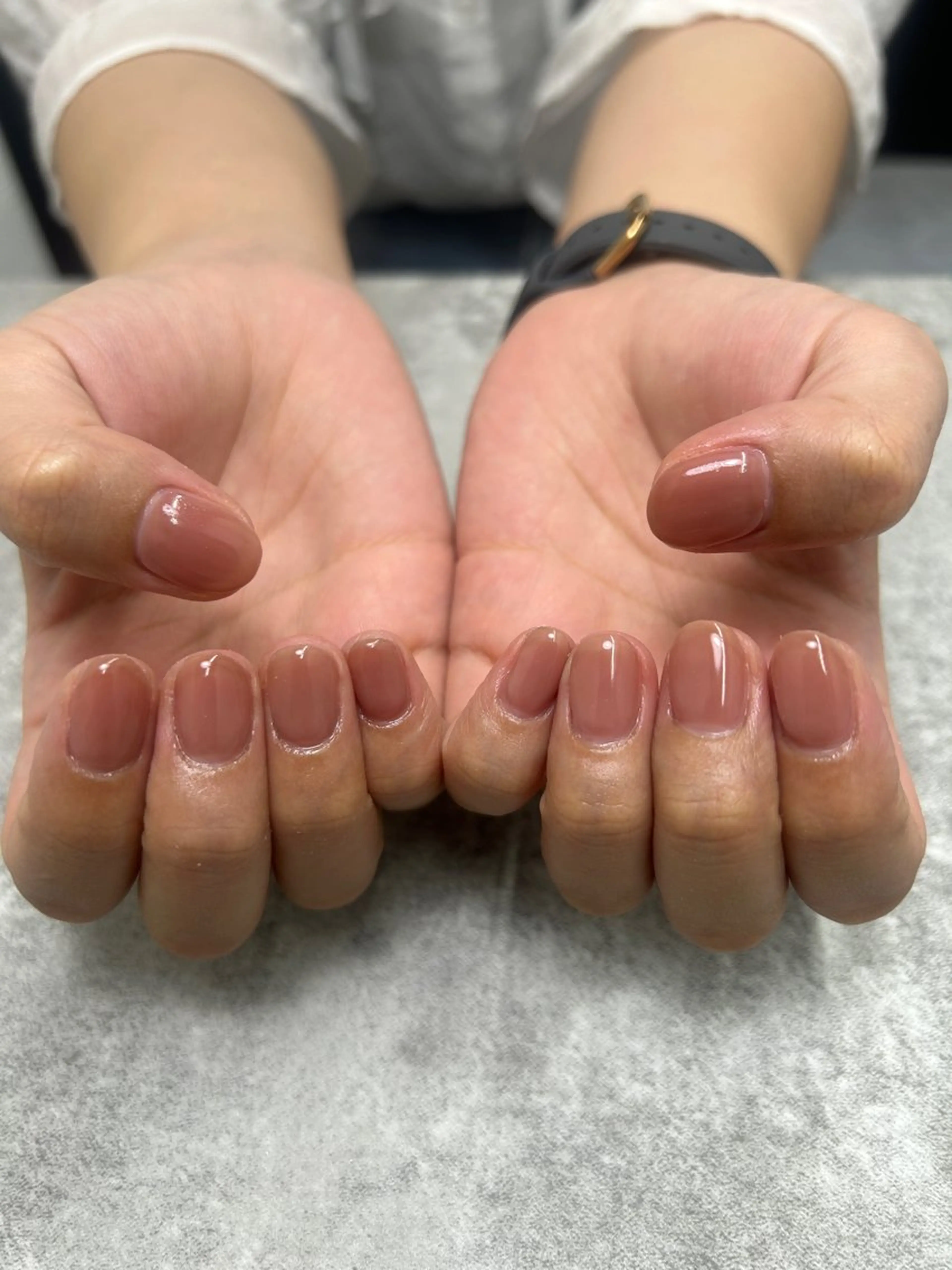 ネイル フレンチネイル グラデーション ワンカラーネイル Naru Kelinailのネイルデザイン