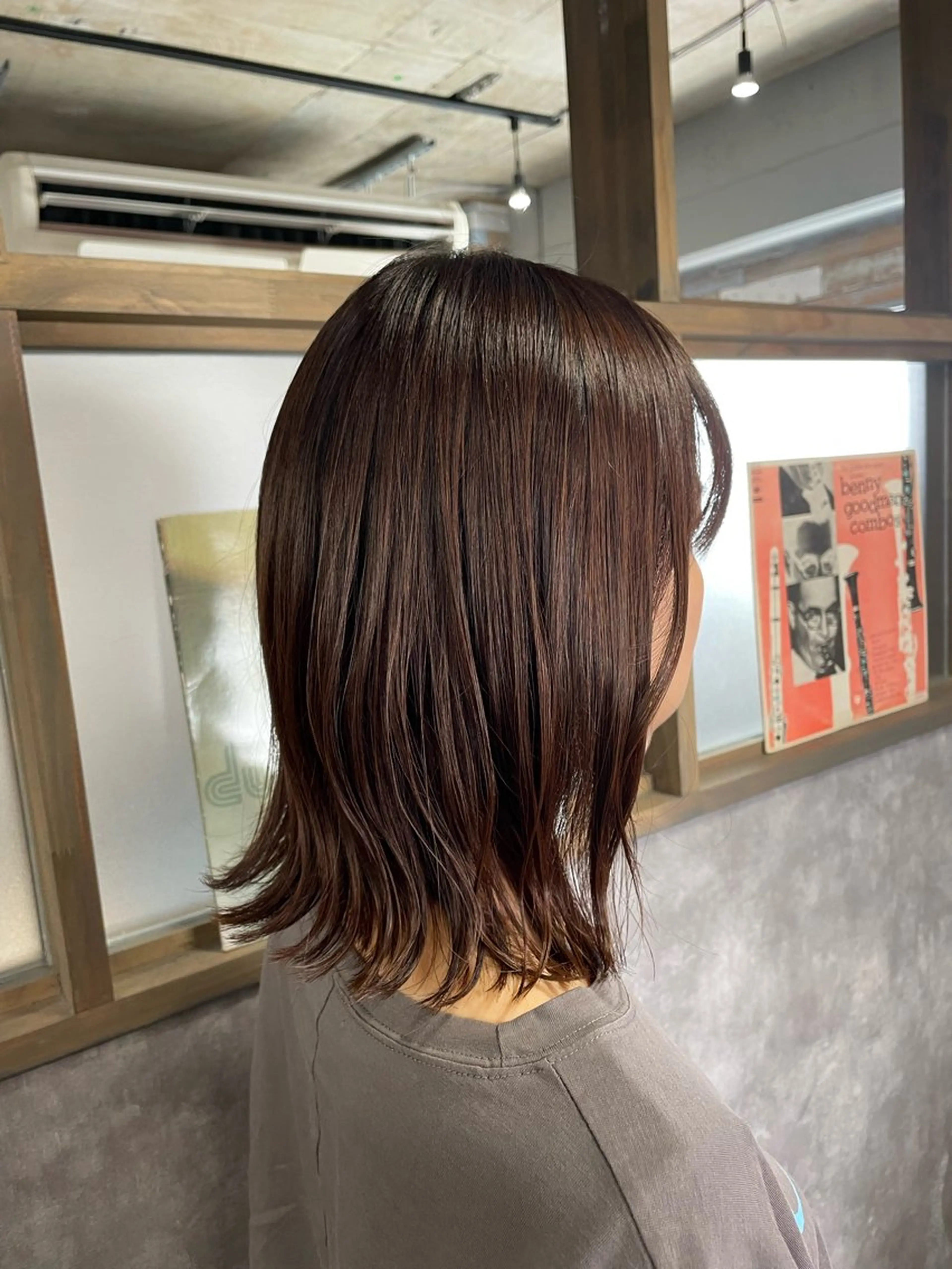 ミディアム カラー ブラウンカラー ナチュラルブラウン nanac所属・NINA 🐥⸒⸒のヘアスタイル