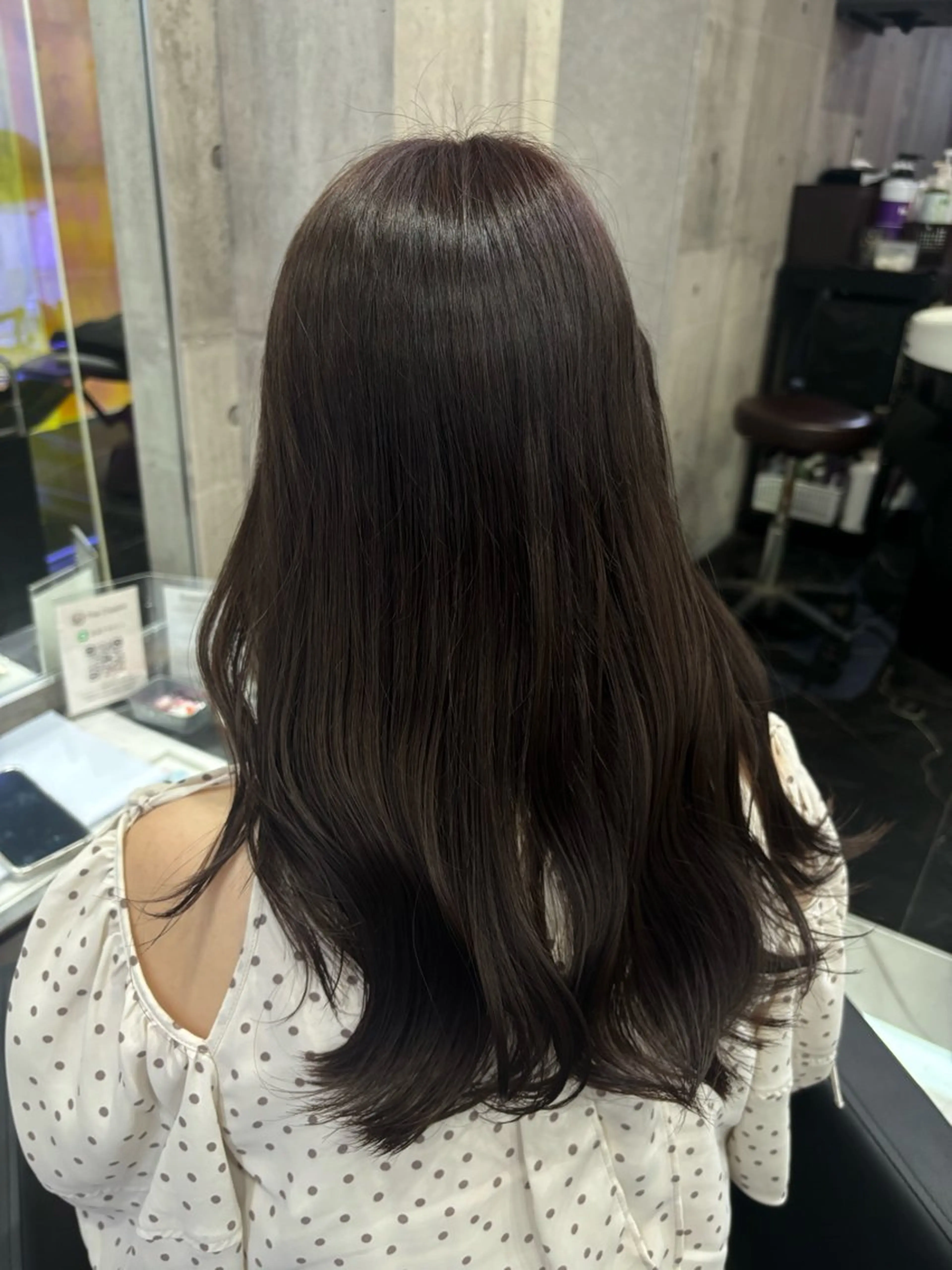 セミロング ヘアカラー トリートメント ボブ/ブリーチなし艶 カラー🫧sHOMaのヘアスタイル