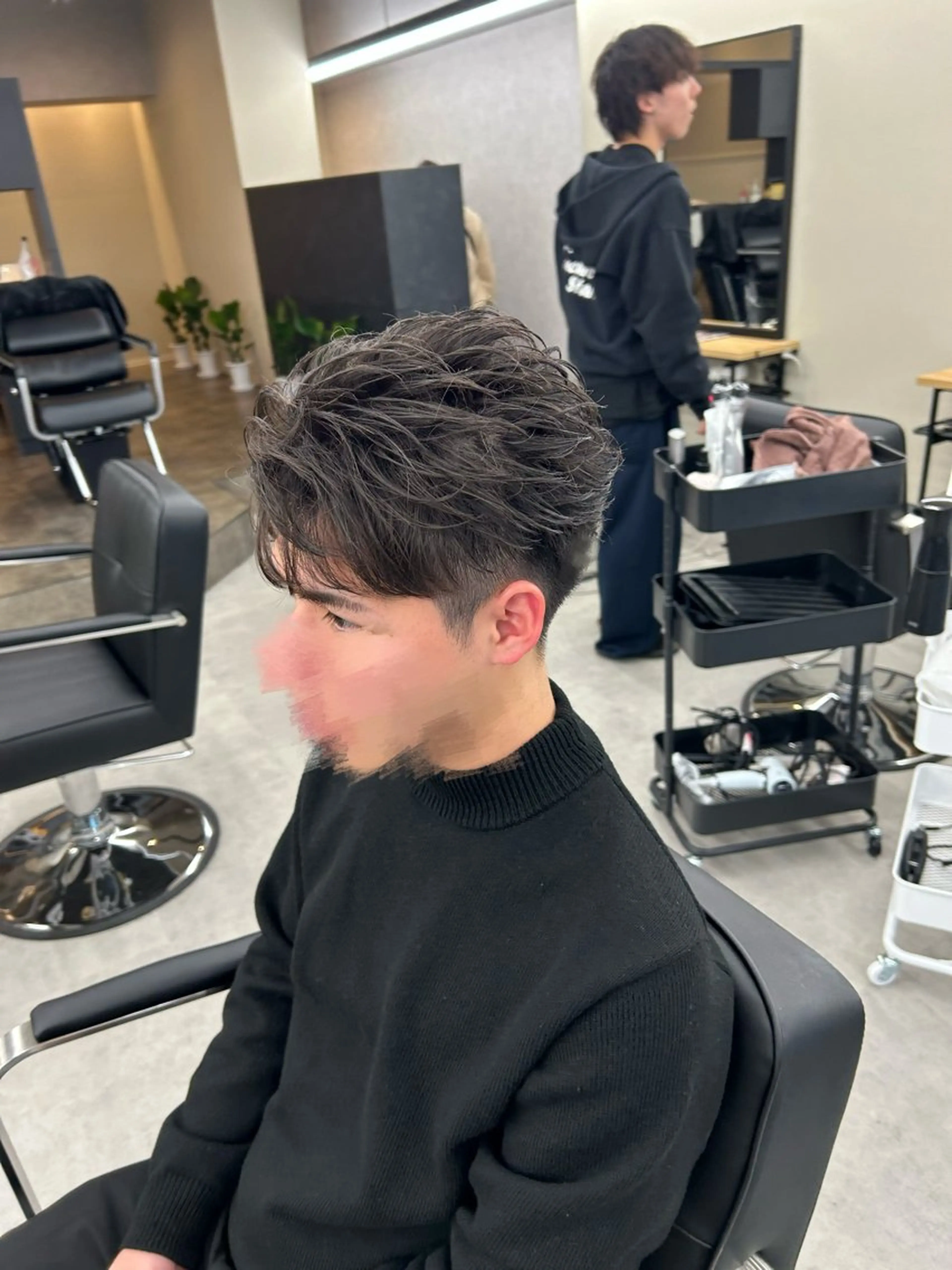 ショート カラー パーマ メンズ キッズ 【メンズ特化】 りょうま🔥のヘアスタイル