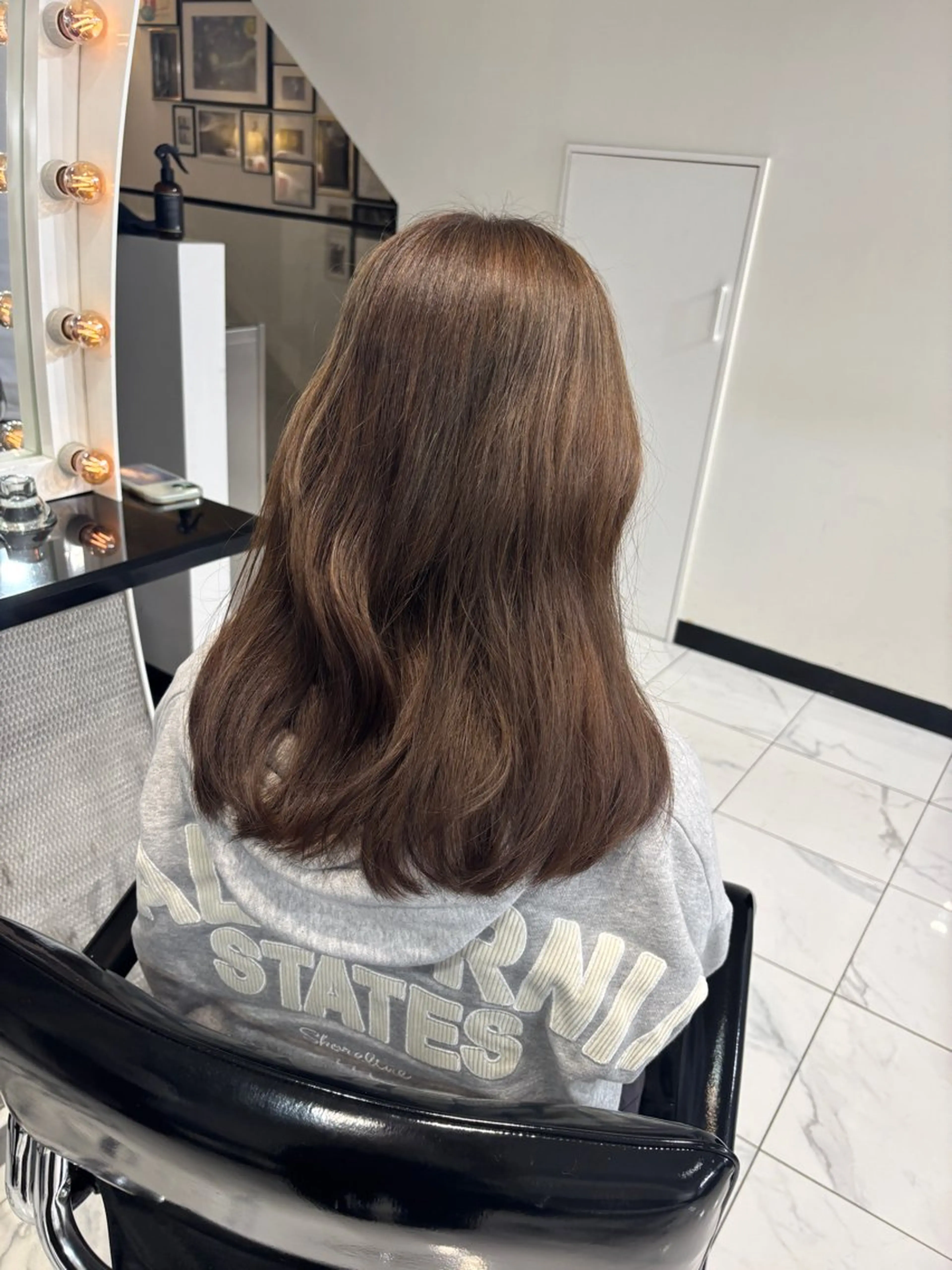 セミロング カラー Halo所属・玖須　綾音 /柔らかい海外ヘア♡のヘアスタイル