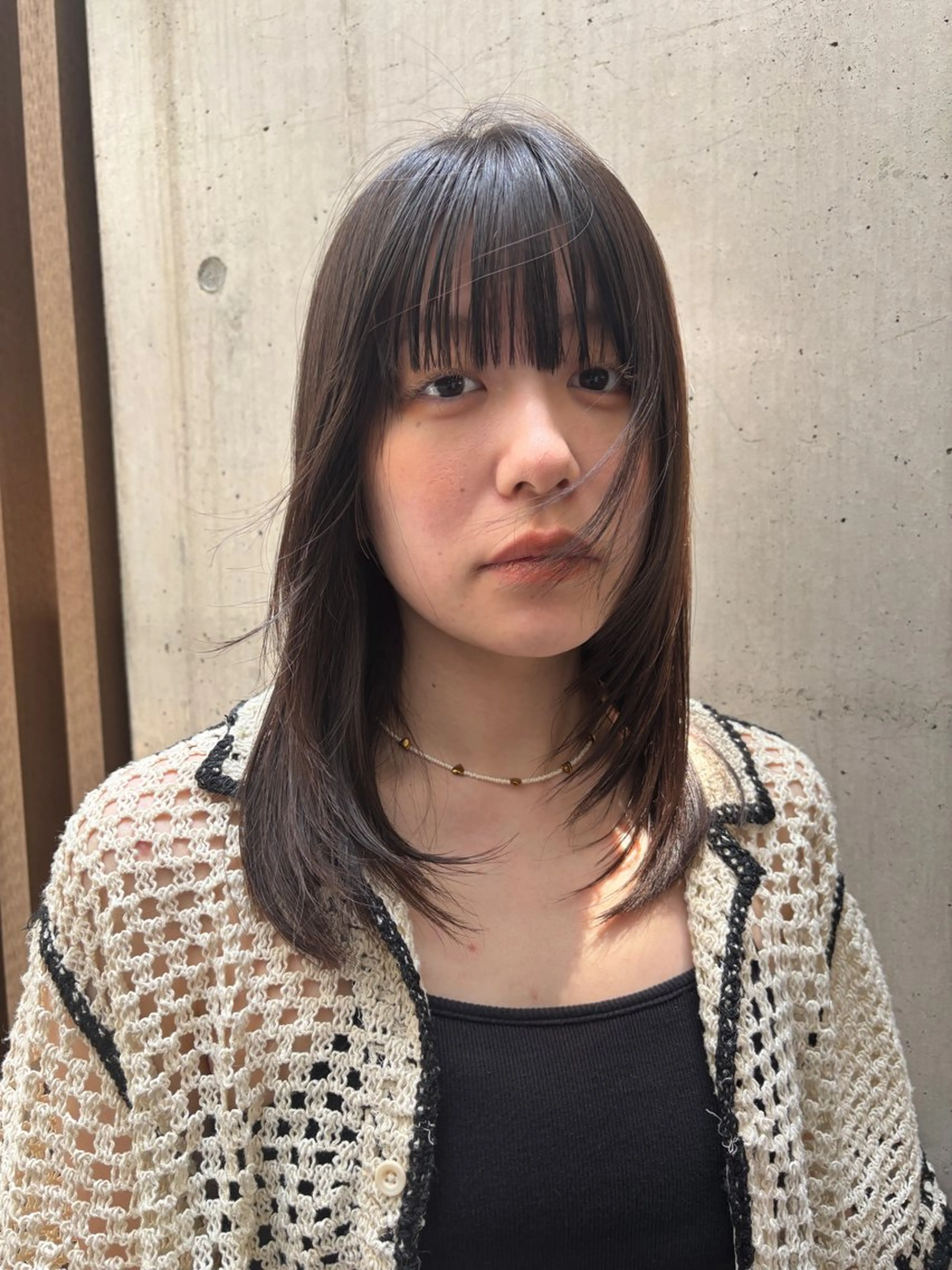 カット+髪質改善カラー+前髪ストレート🎀の写真