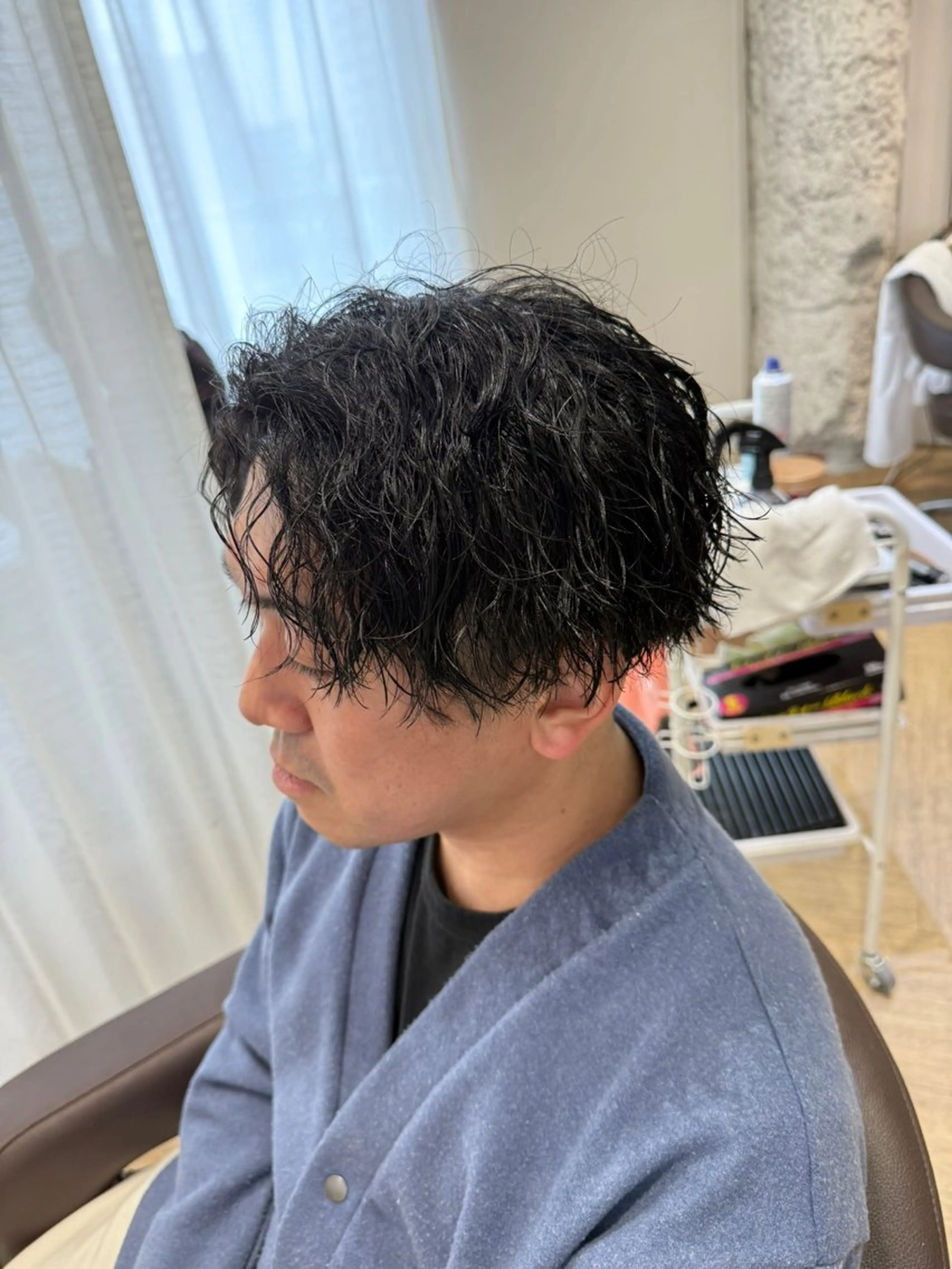 パーマ メンズ メンズパーマ ツイストスパイラルパーマ スパイラルパーマ カット パーマ 【似合わせ】 藤原 拓徒のヘアスタイル