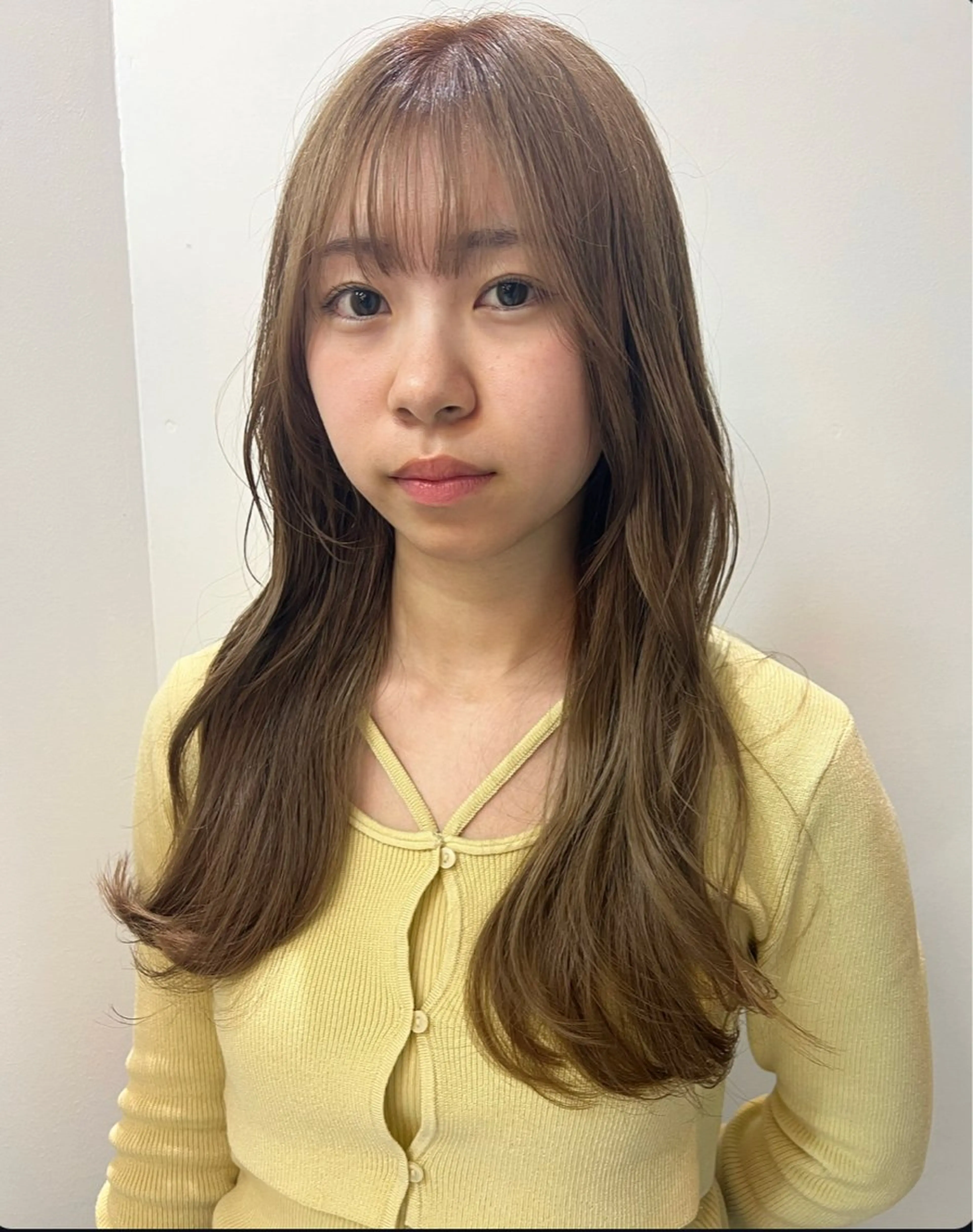 セミロング カット ヘアカラー トリートメント 🌿大内雅斗 🌿韓国ヘアのヘアスタイル