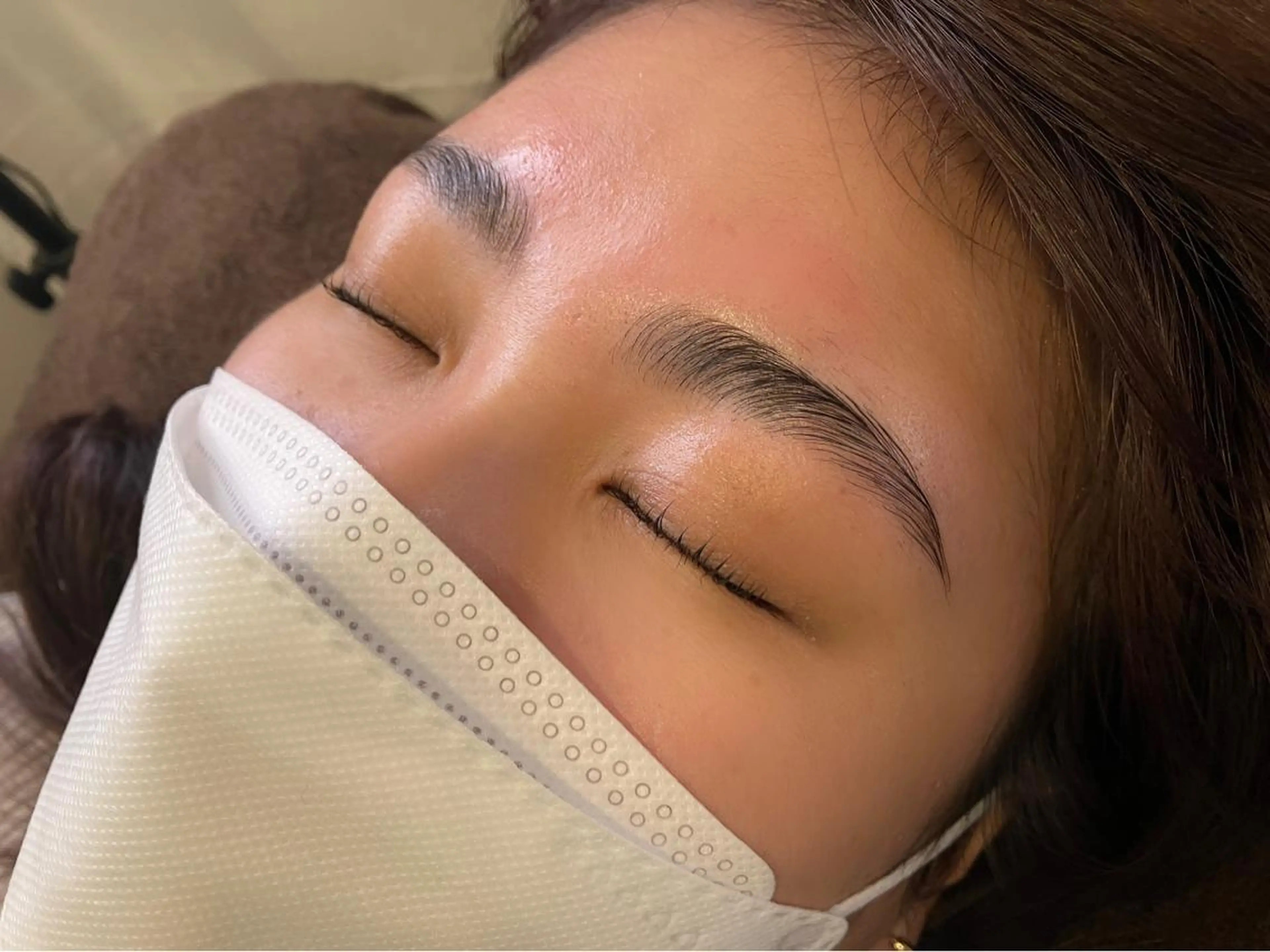 マツエク・マツパ アイブロウ Cカール ナチュラル Hair&Make Nahoのマツエク・マツパデザイン