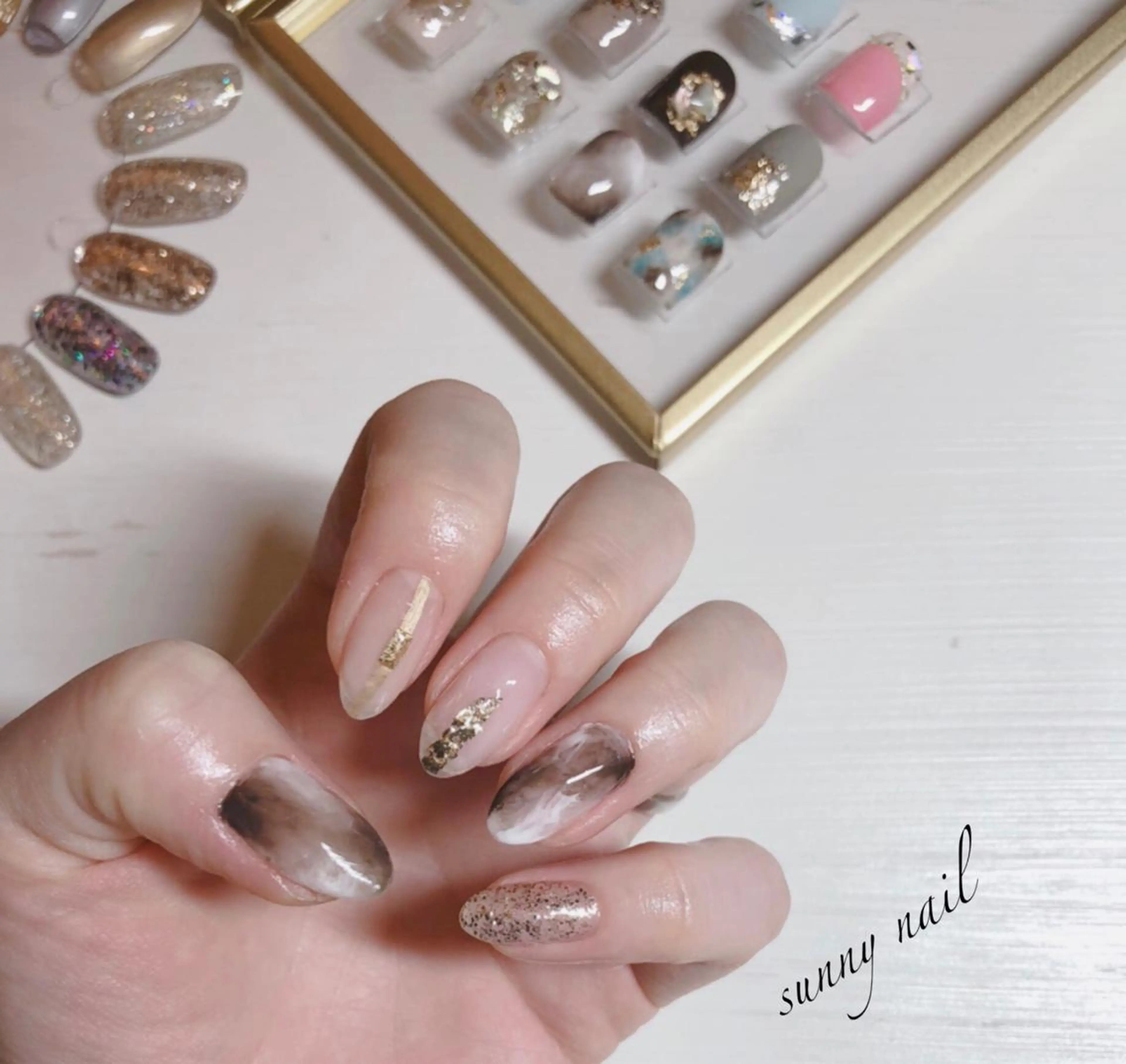 ネイル ニュアンスネイル sunny nailのネイルデザイン