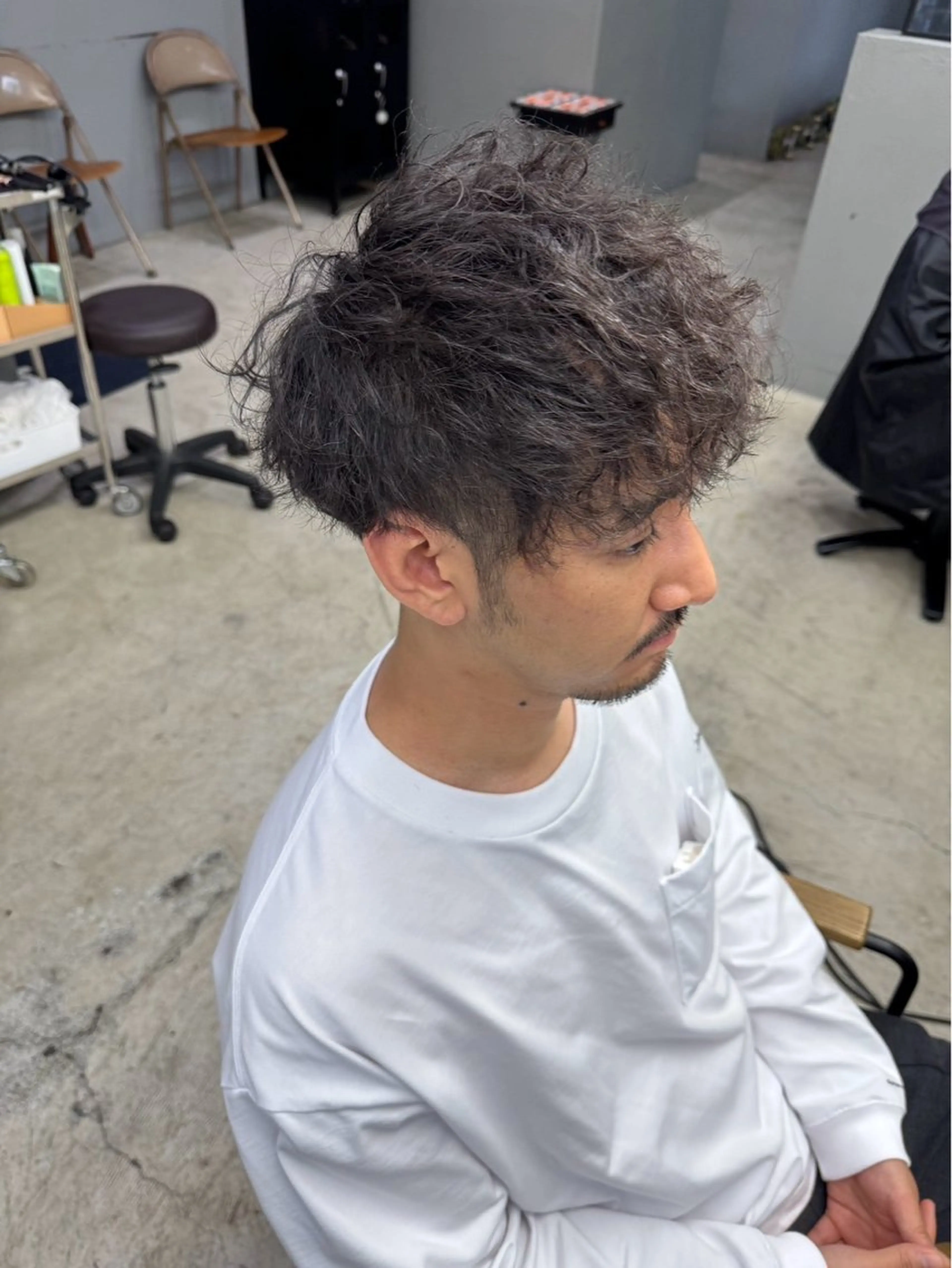 ショート パーマ メンズ メンズ専門サロン wokeのヘアスタイル