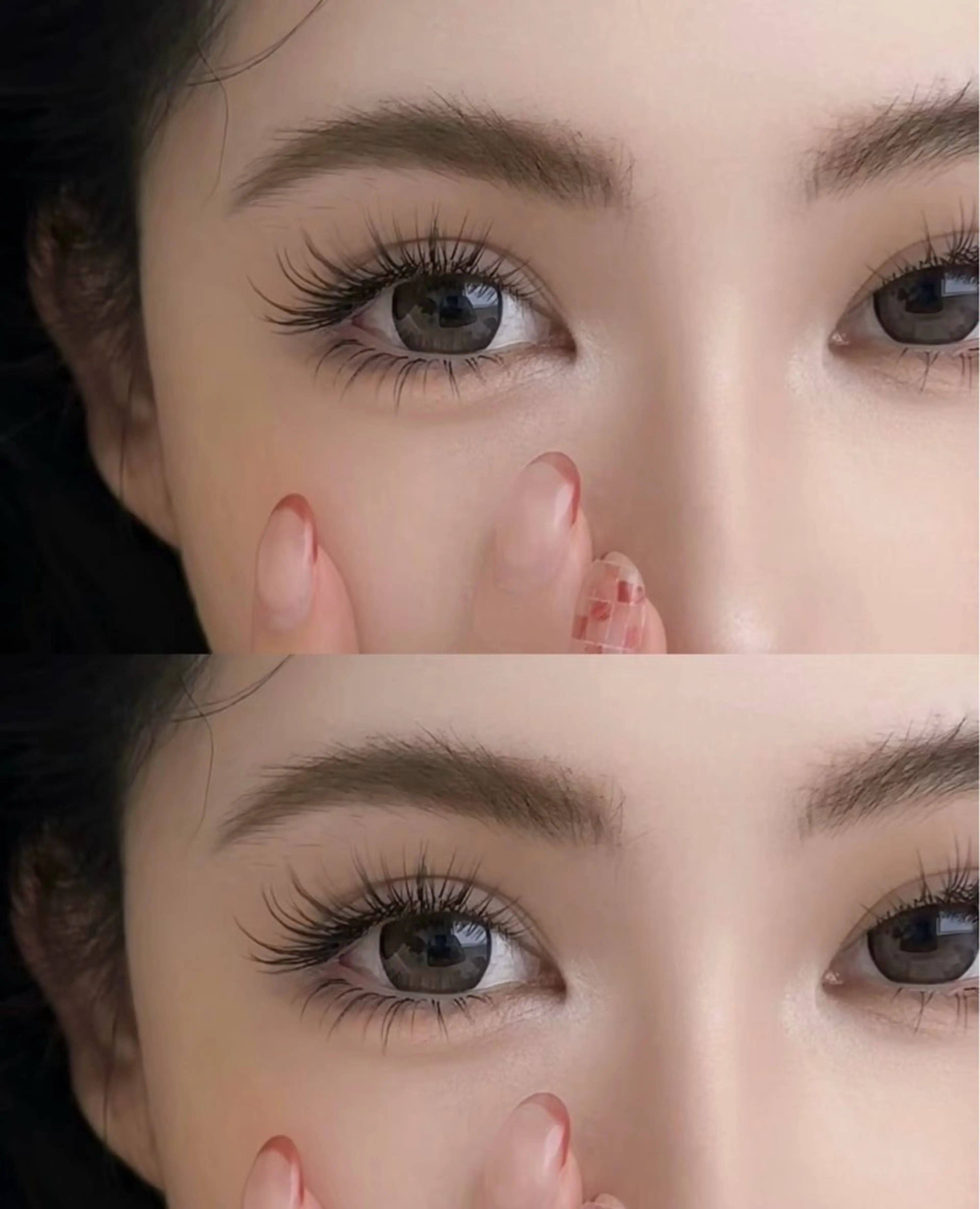 マツエク・マツパ バインドロック カラーマツエク フラットラッシュ ナチュラル パリジェンヌラッシュリフト YK• マツエクサロンのマツエク・マツパデザイン