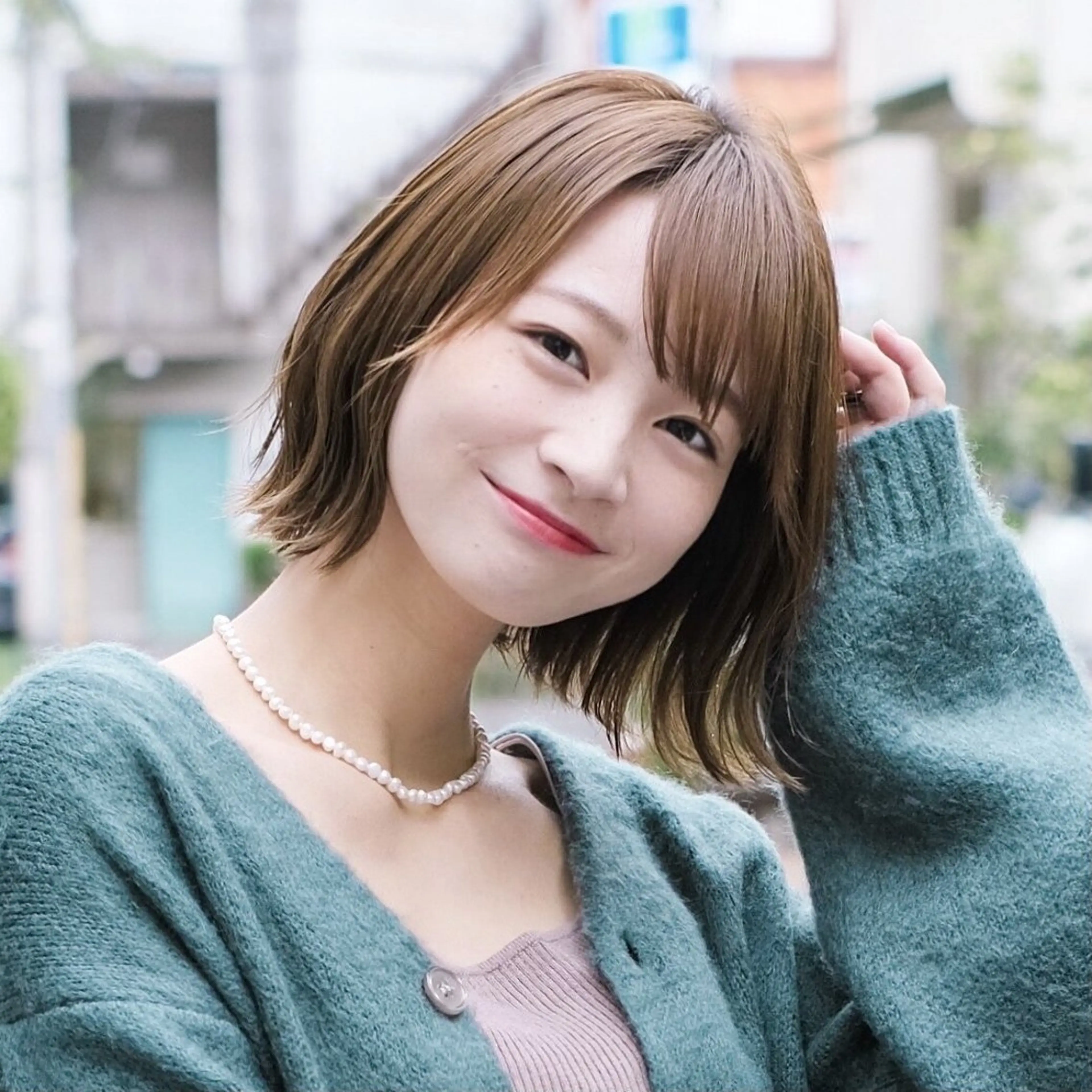 ショート 中顔面短縮 顔まわり新田大翔のヘアスタイル