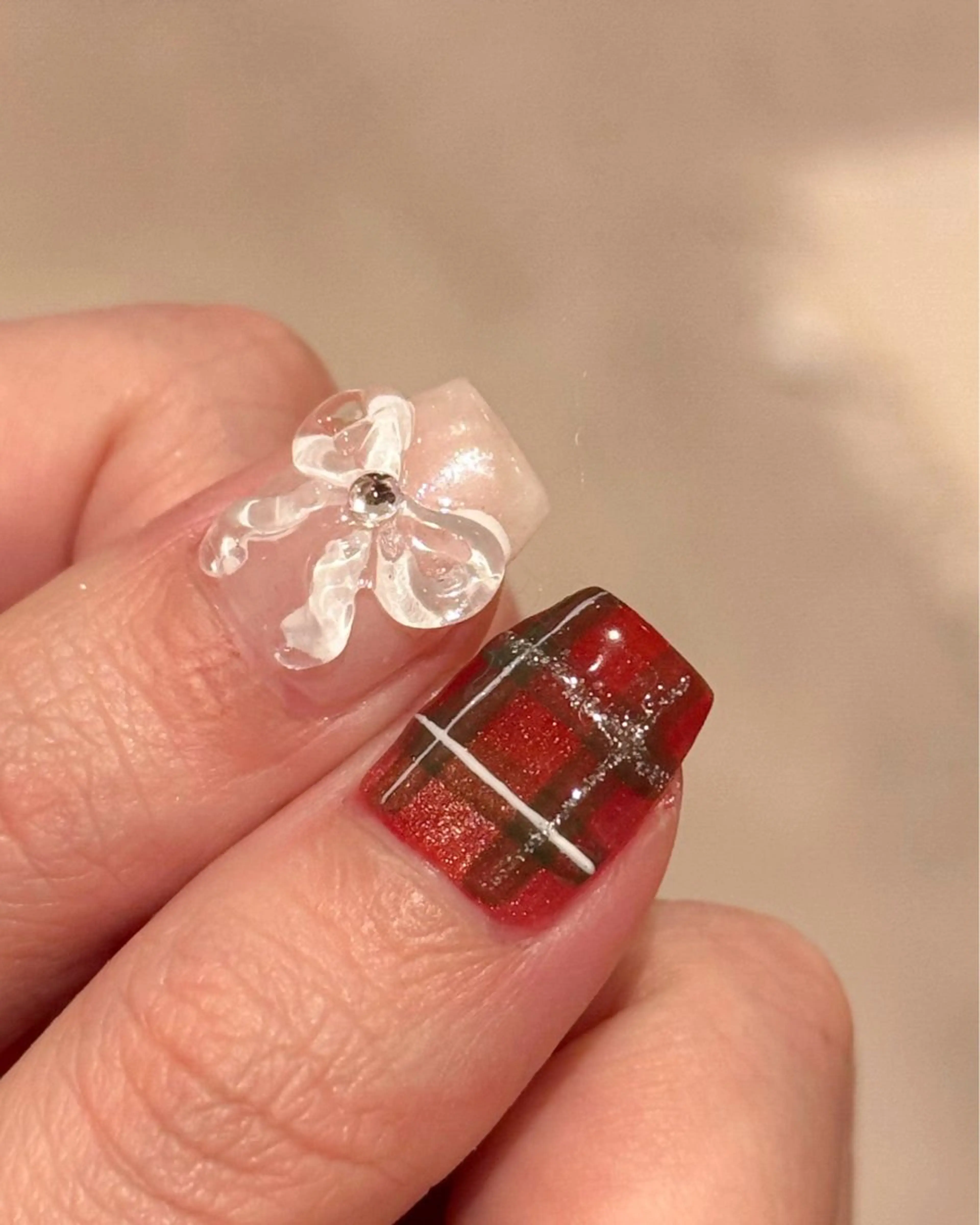 ネイル 持ち込み ニュアンスネイル パラジェルプレミアムサロン　SINCE所属・HONAMI パラジェル専門店のネイルデザイン