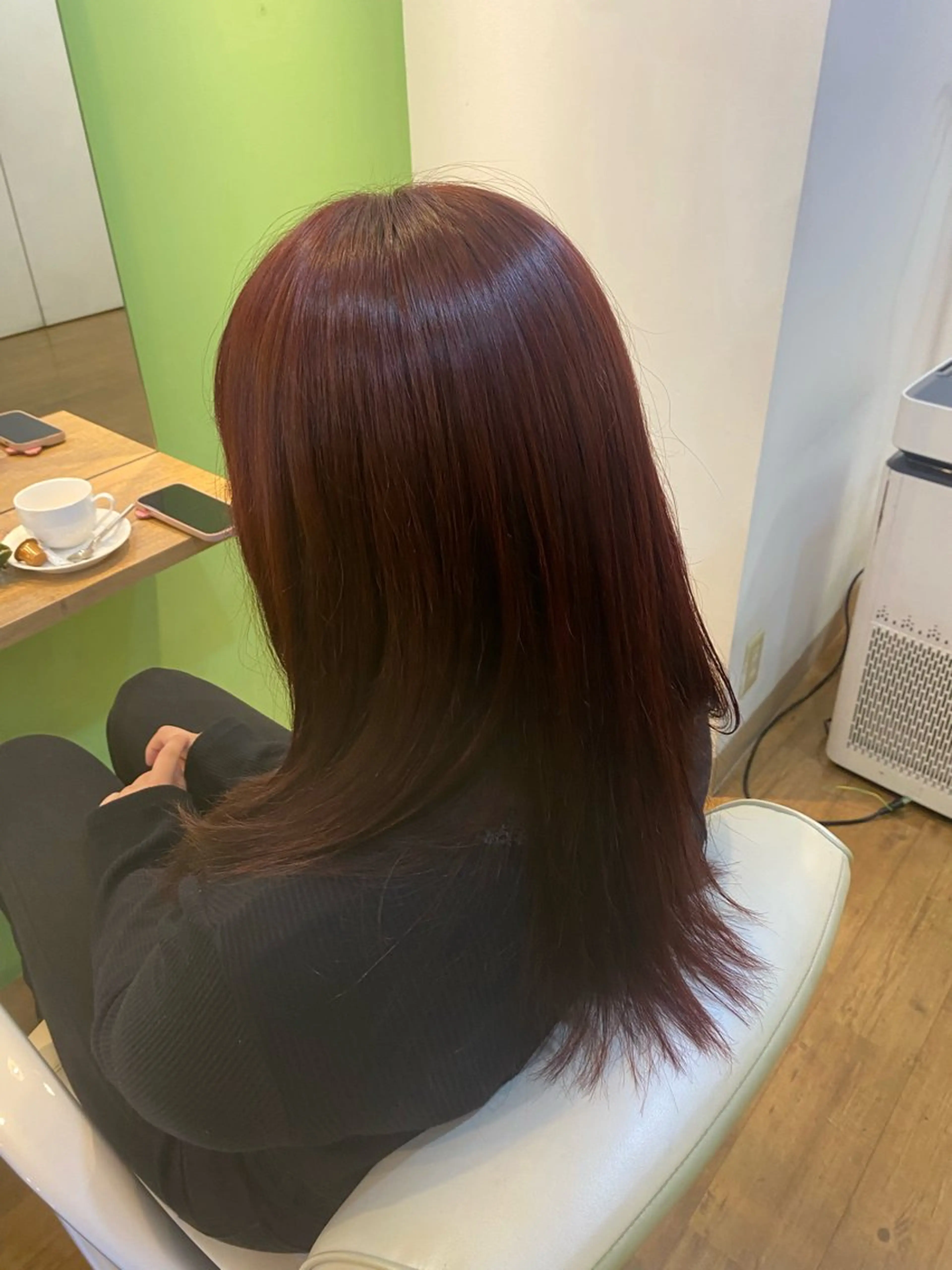 カラー レッドカラー 大塚メンズカット エシカル🌱松原大将のヘアスタイル