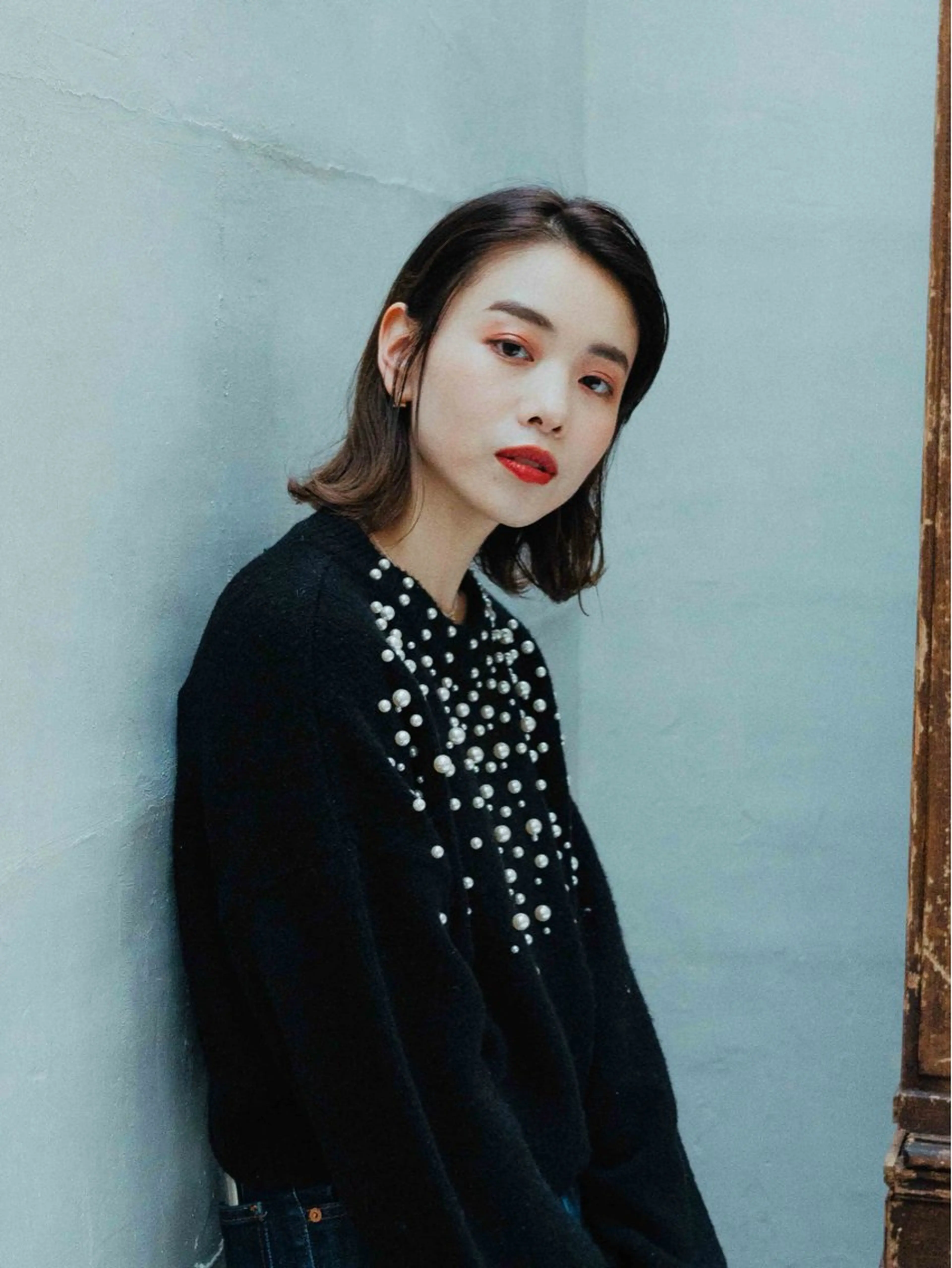 ミディアム 星 美有のヘアスタイル