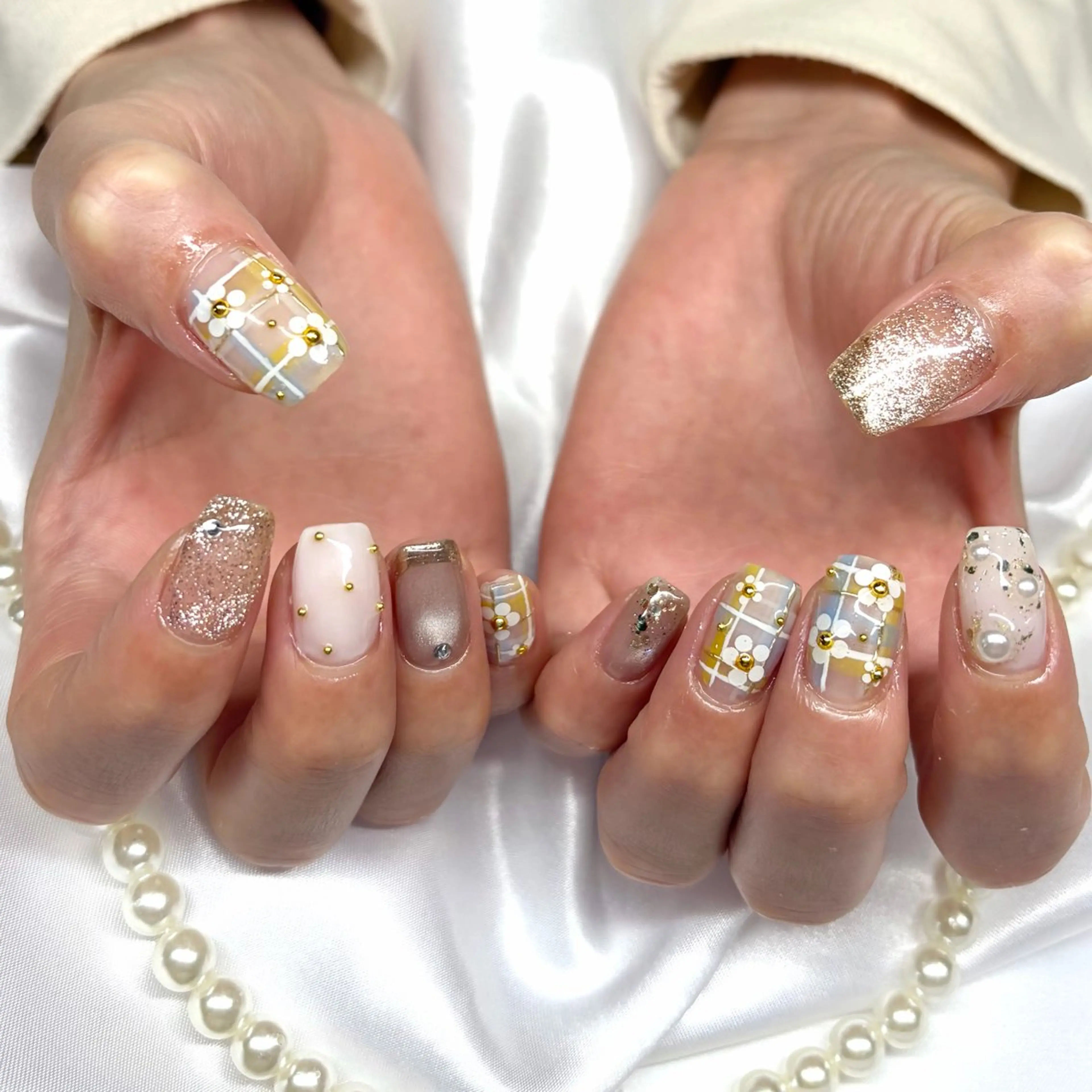 ネイル フラワーネイル Lumo所属・yuri .のネイルデザイン