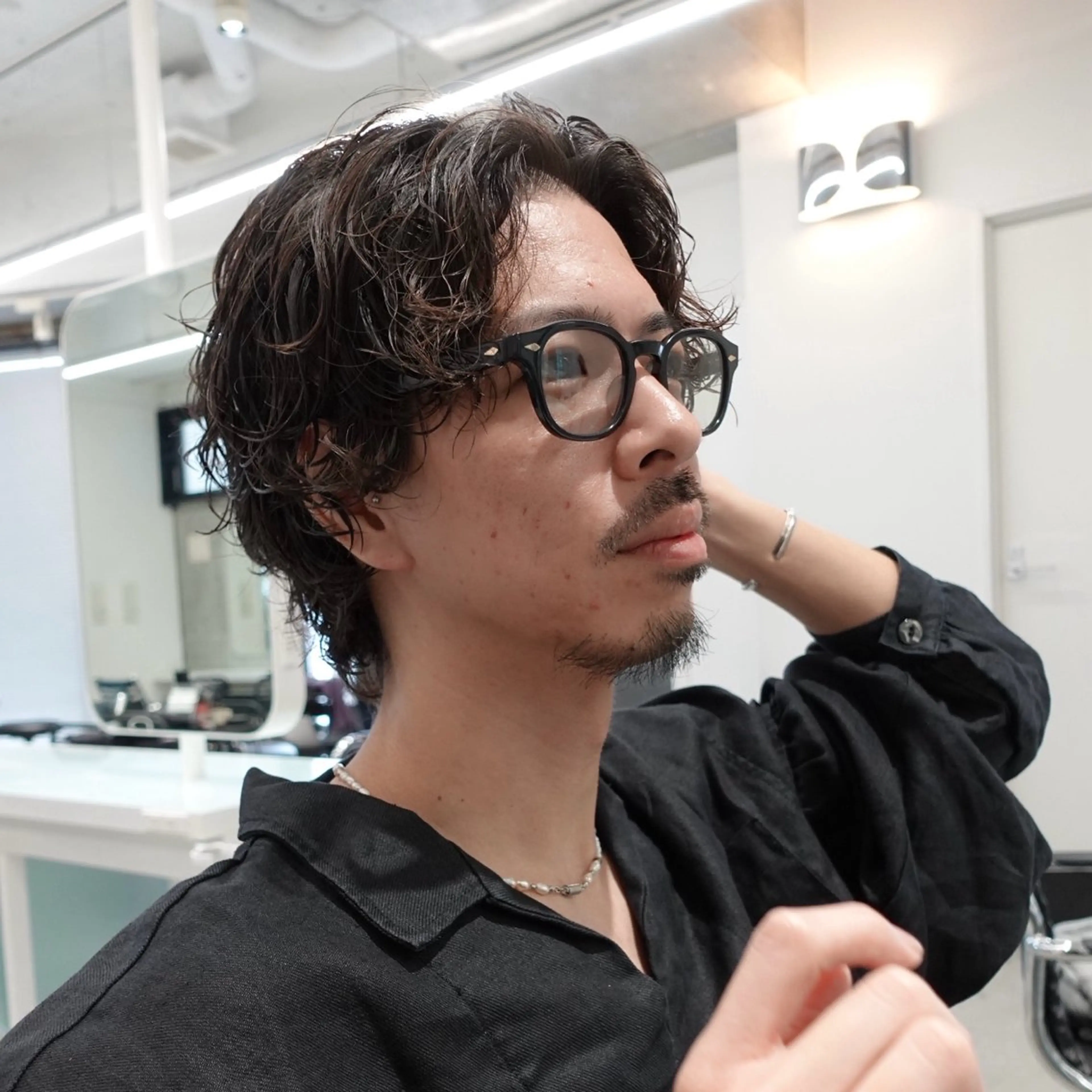 ショート パーマ ヘアアレンジ カット パーマ 🌐サトウ リョウ🌐のヘアスタイル