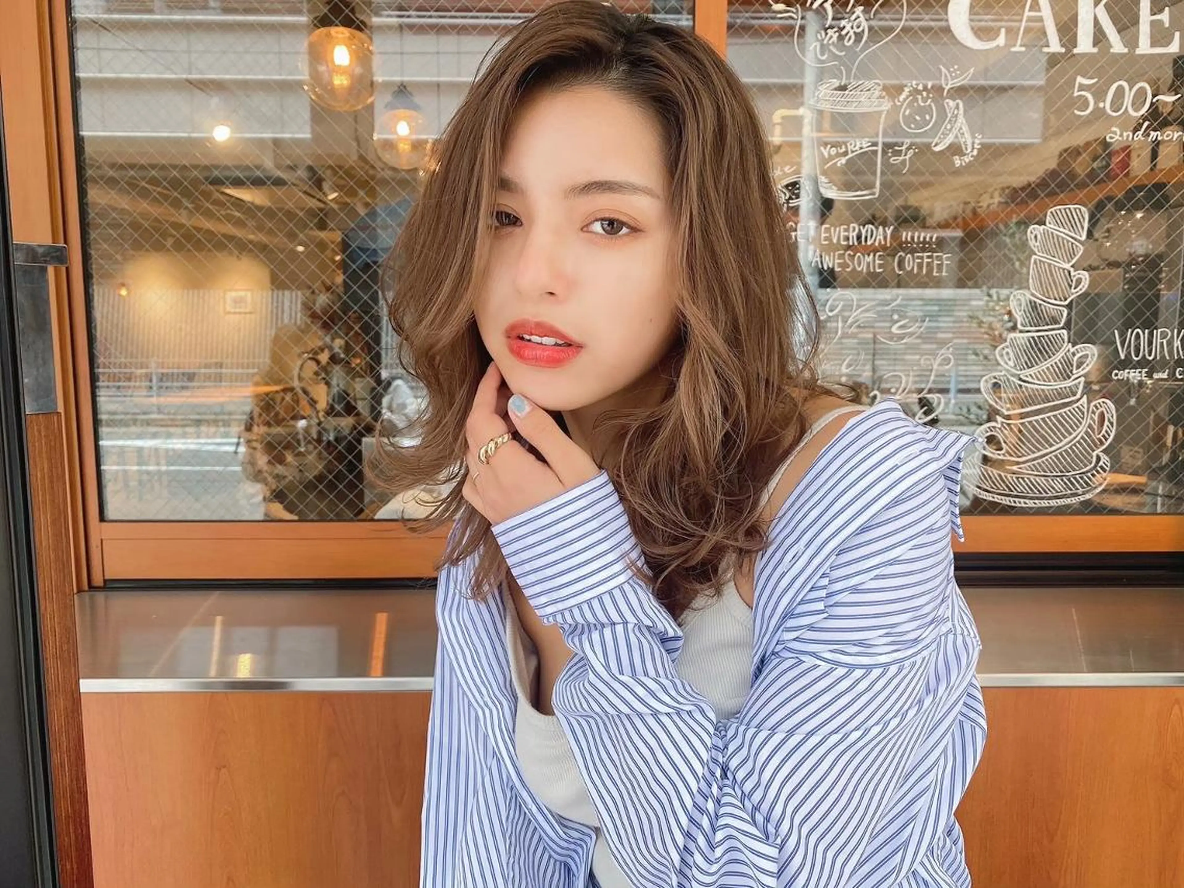 セミロング ルービック 豊中店のヘアスタイル