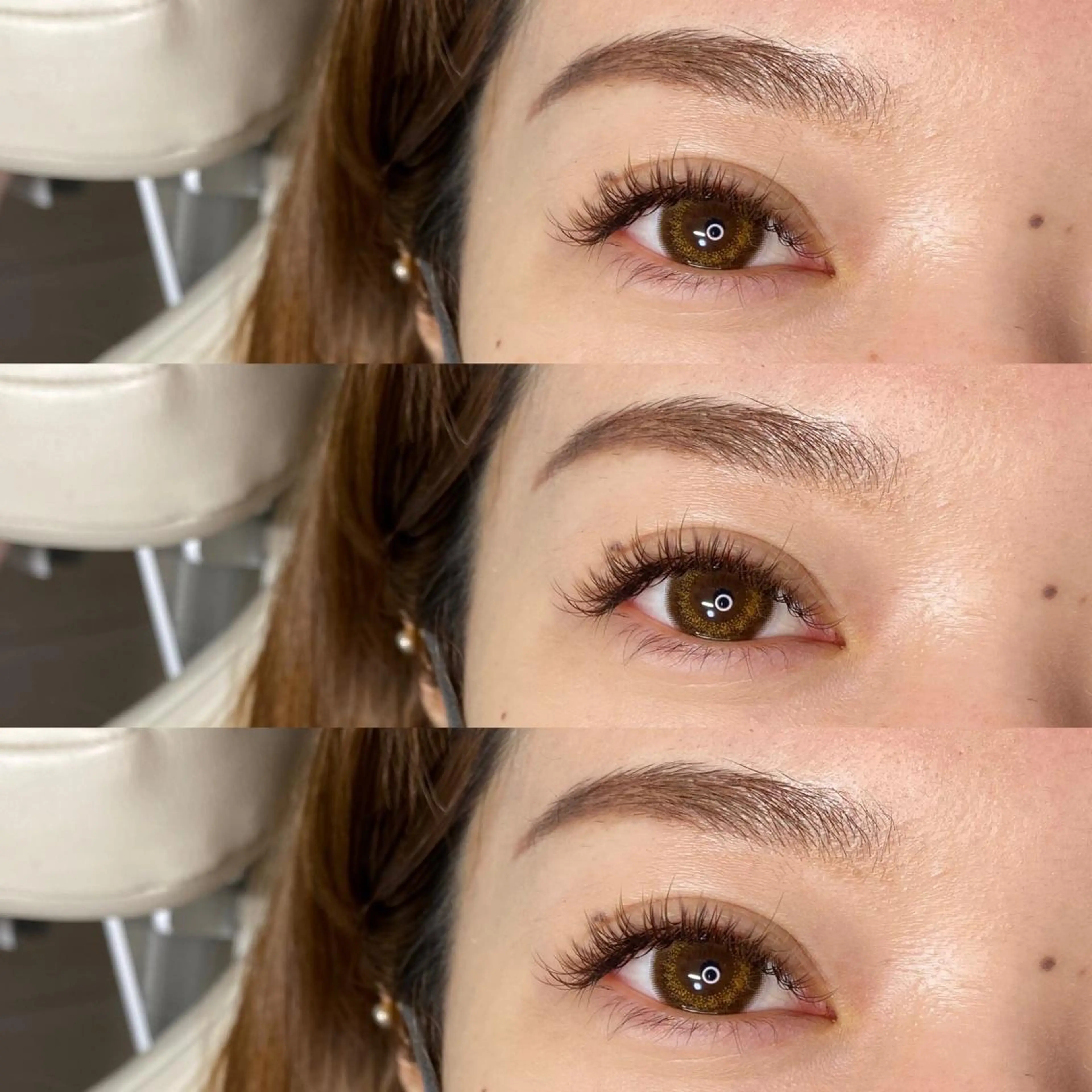 マツエク・マツパ 付け放題 カラーマツエク フラットラッシュ マツエク belle eyelashの眉毛・アイブロウイメージ