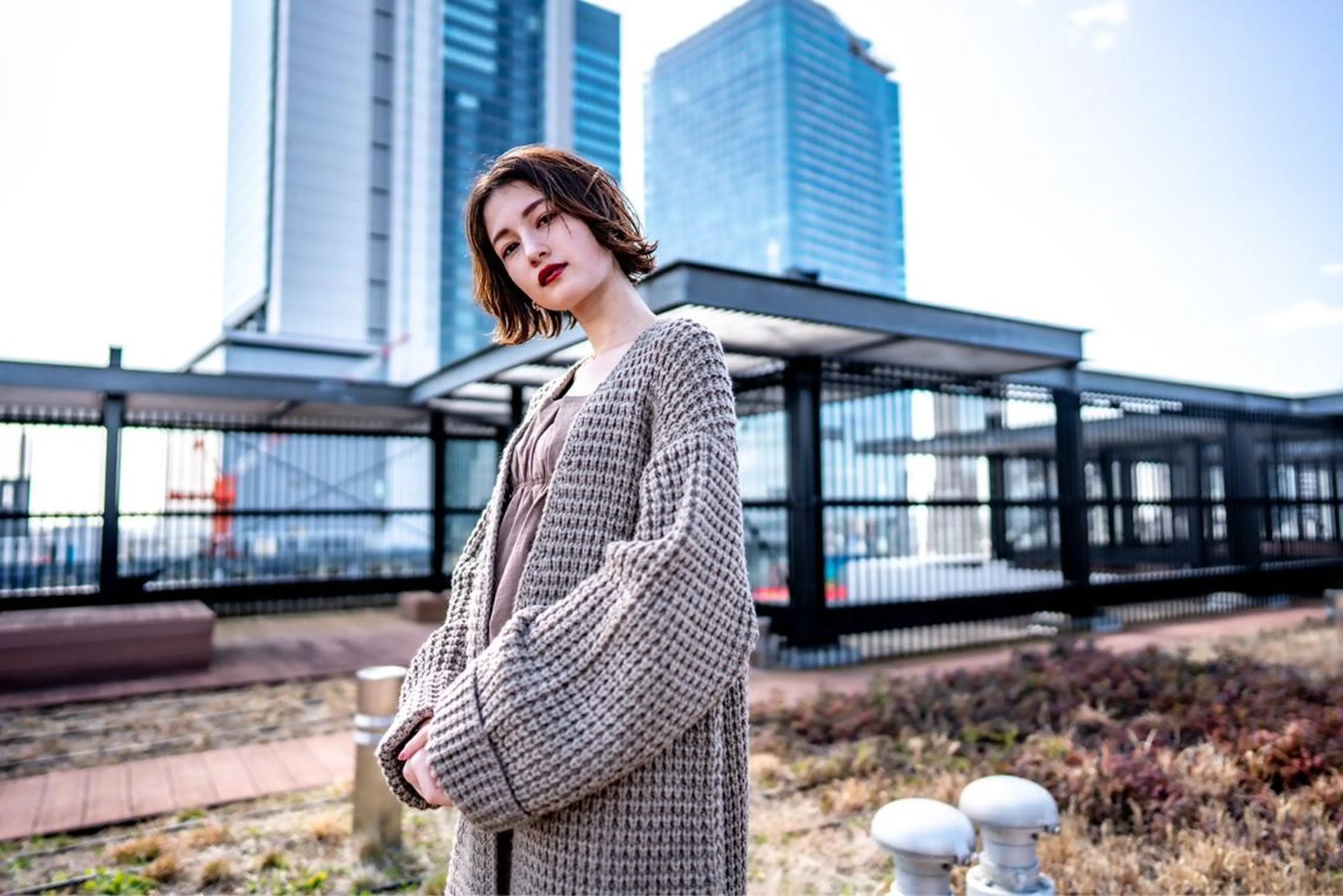 ショート カラー カット ヘアカラー トリートメント 🉐レイヤー/塩見 弘樹🉐渋谷のヘアスタイル