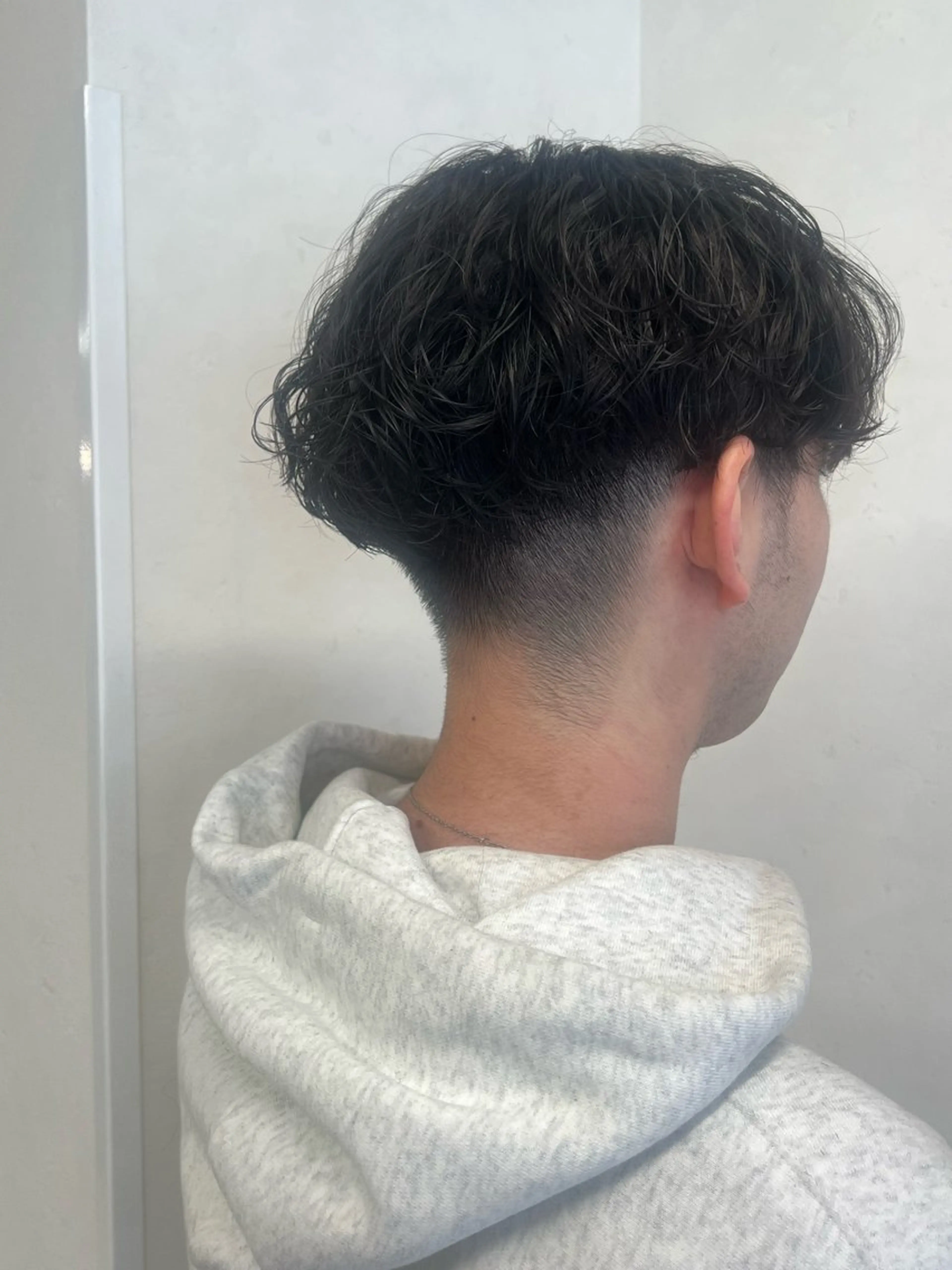 ショート パーマ メンズ カット パーマ ボブ/透明感カラー /さちかのヘアスタイル