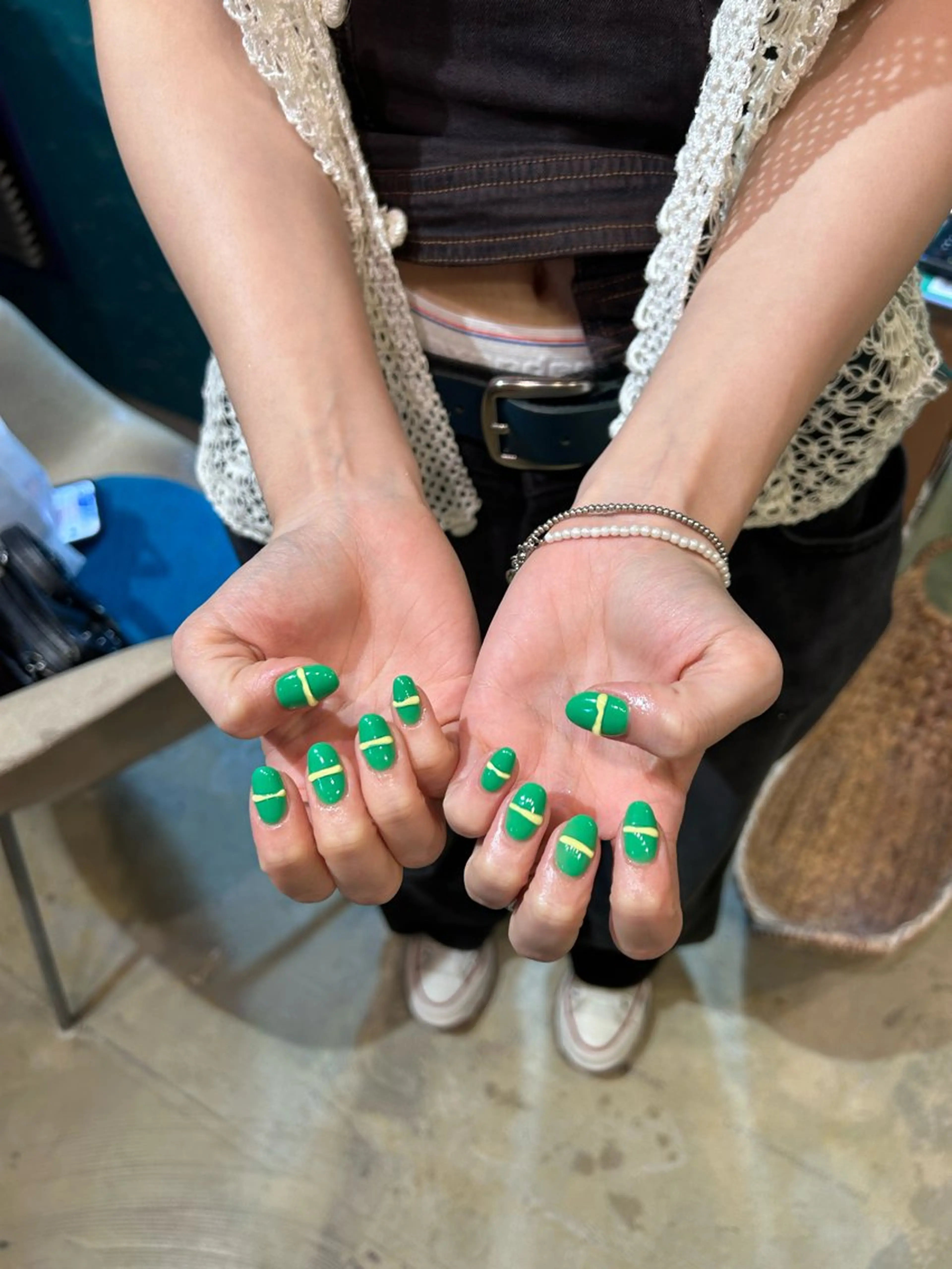 ネイル キラキラオメメ みずなのネイルデザイン