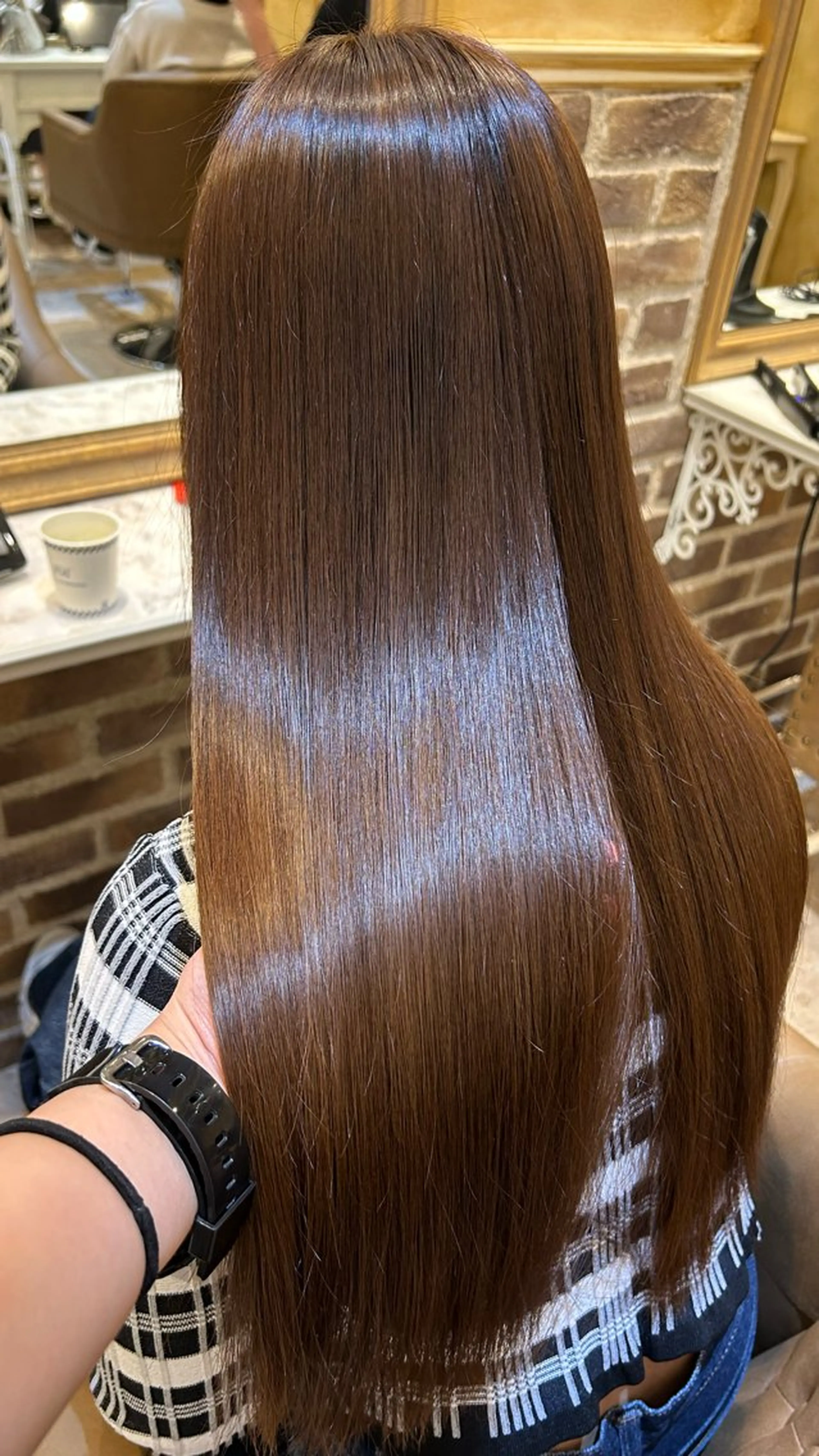 🫧🍒うる艶カラー+カナメトリートメントの写真