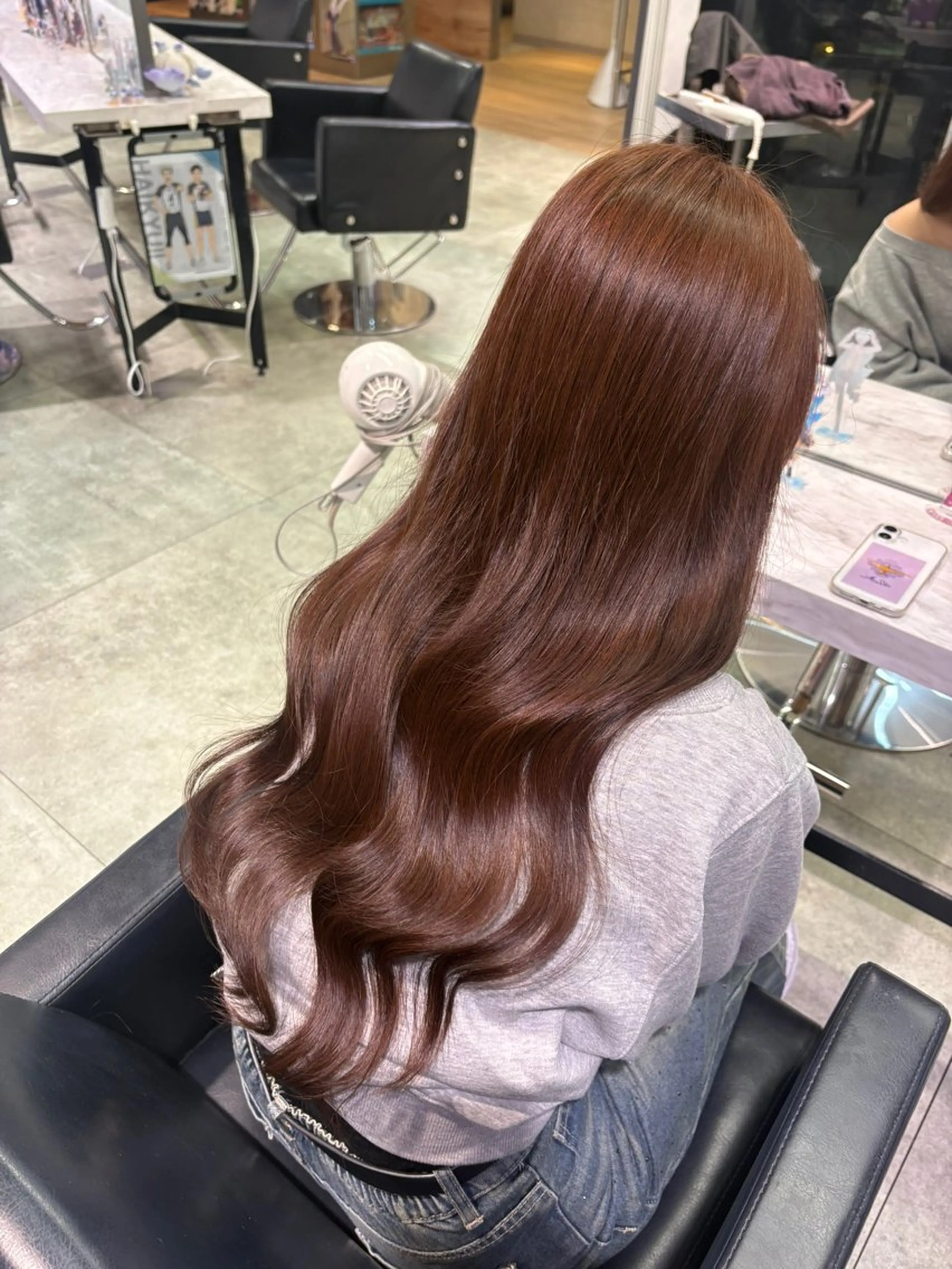 ✂️カット✂️+⭐️カラー⭐️無料トリートメント付き🫧の写真